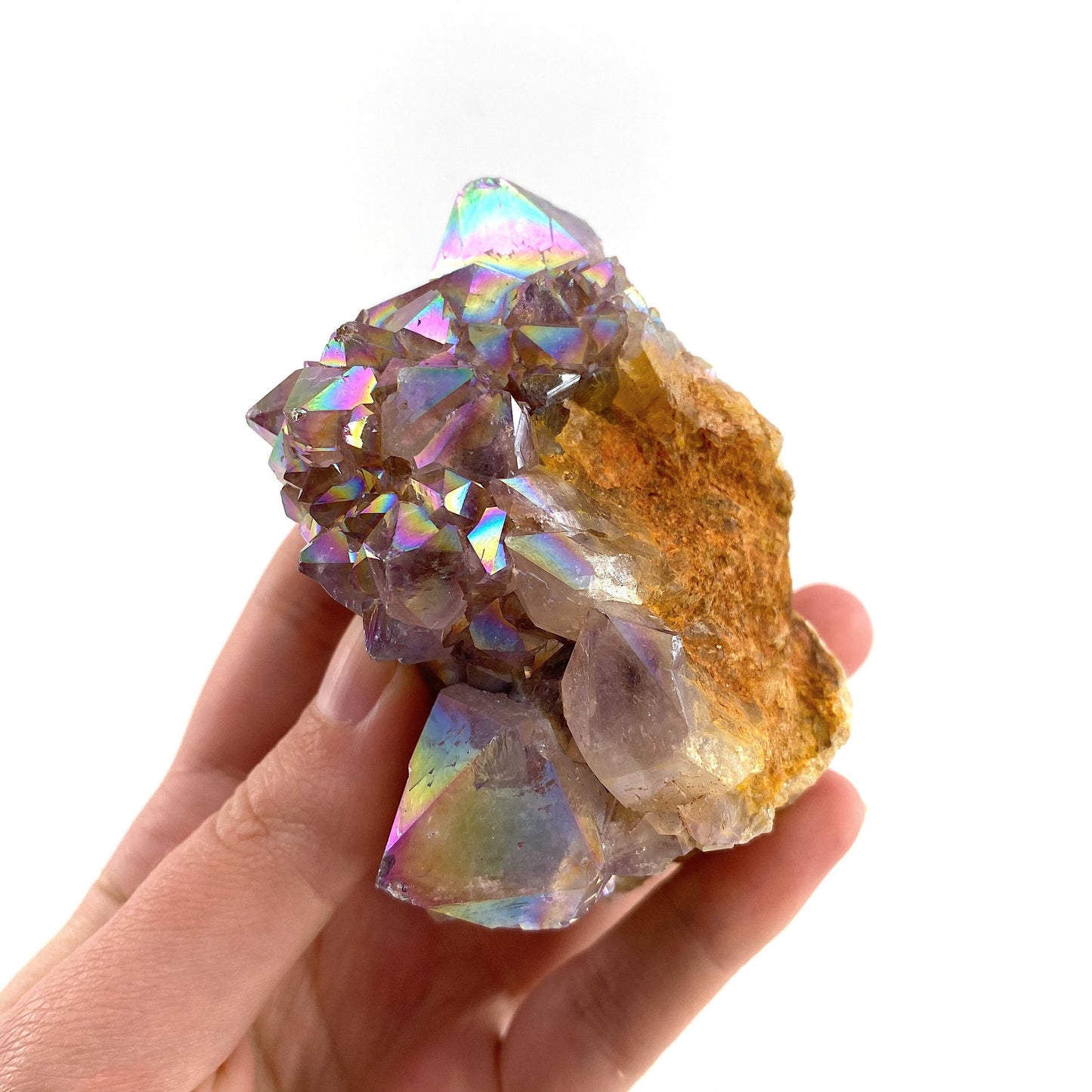 Angel aura spirit quartz point, spirit quartz, angel aura quartz, spirit quartz point