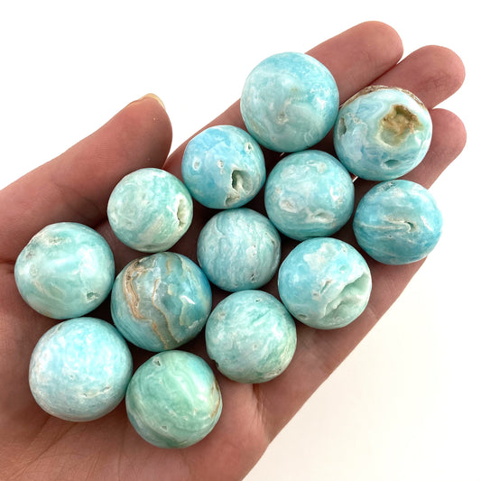 Blue Aragonite Sphere, crystal ball, blue aragonite sphere, aragonite crystal, crystal sphere