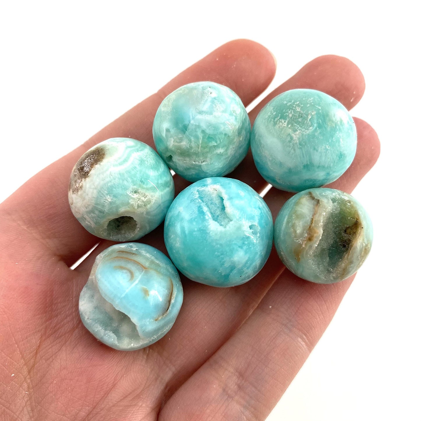 Blue Aragonite Sphere, crystal ball, blue aragonite sphere, aragonite crystal, crystal sphere