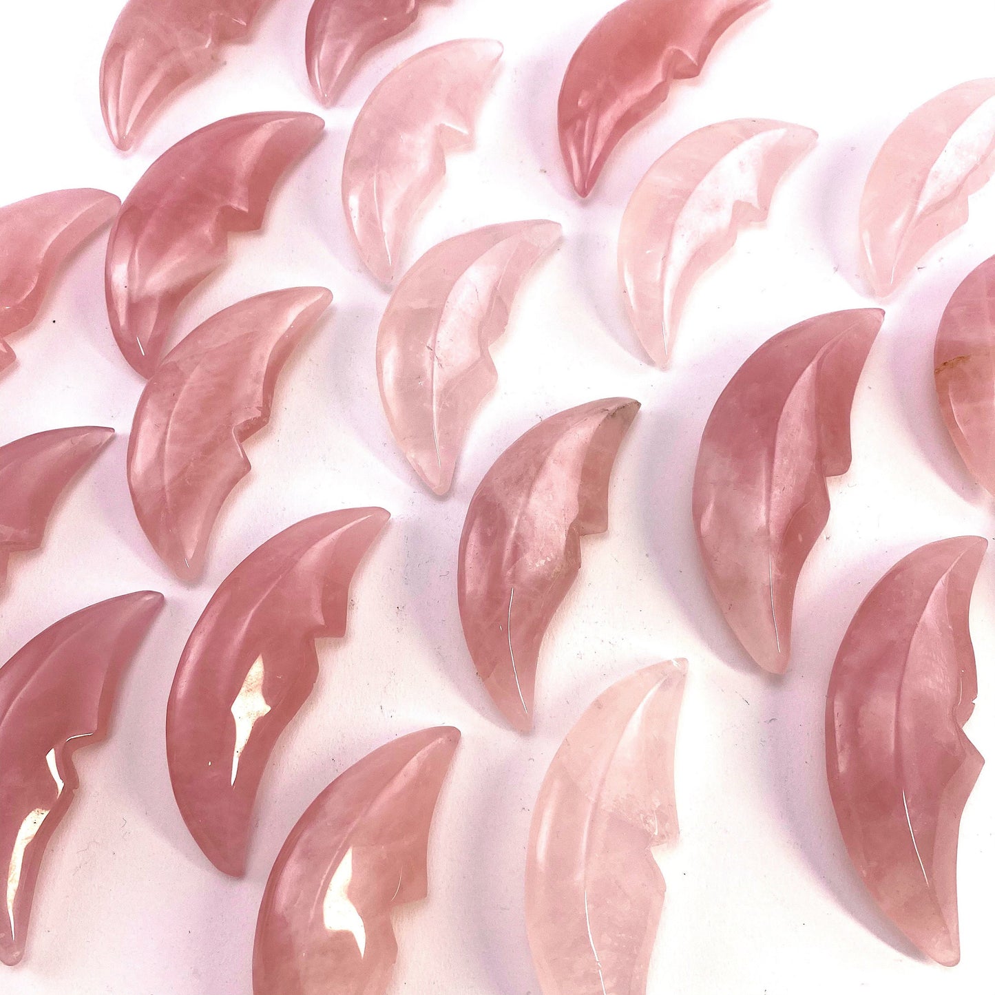 Rose Quartz Moon, rose quartz, crystal moon, rose quartz moon, rose quartz crystal