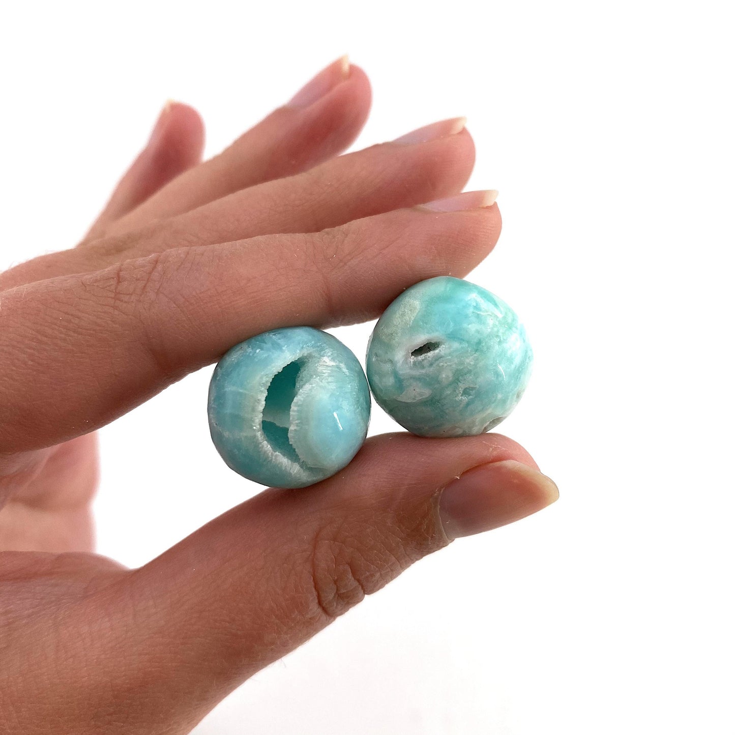 Blue Aragonite Sphere, crystal ball, blue aragonite sphere, aragonite crystal, crystal sphere