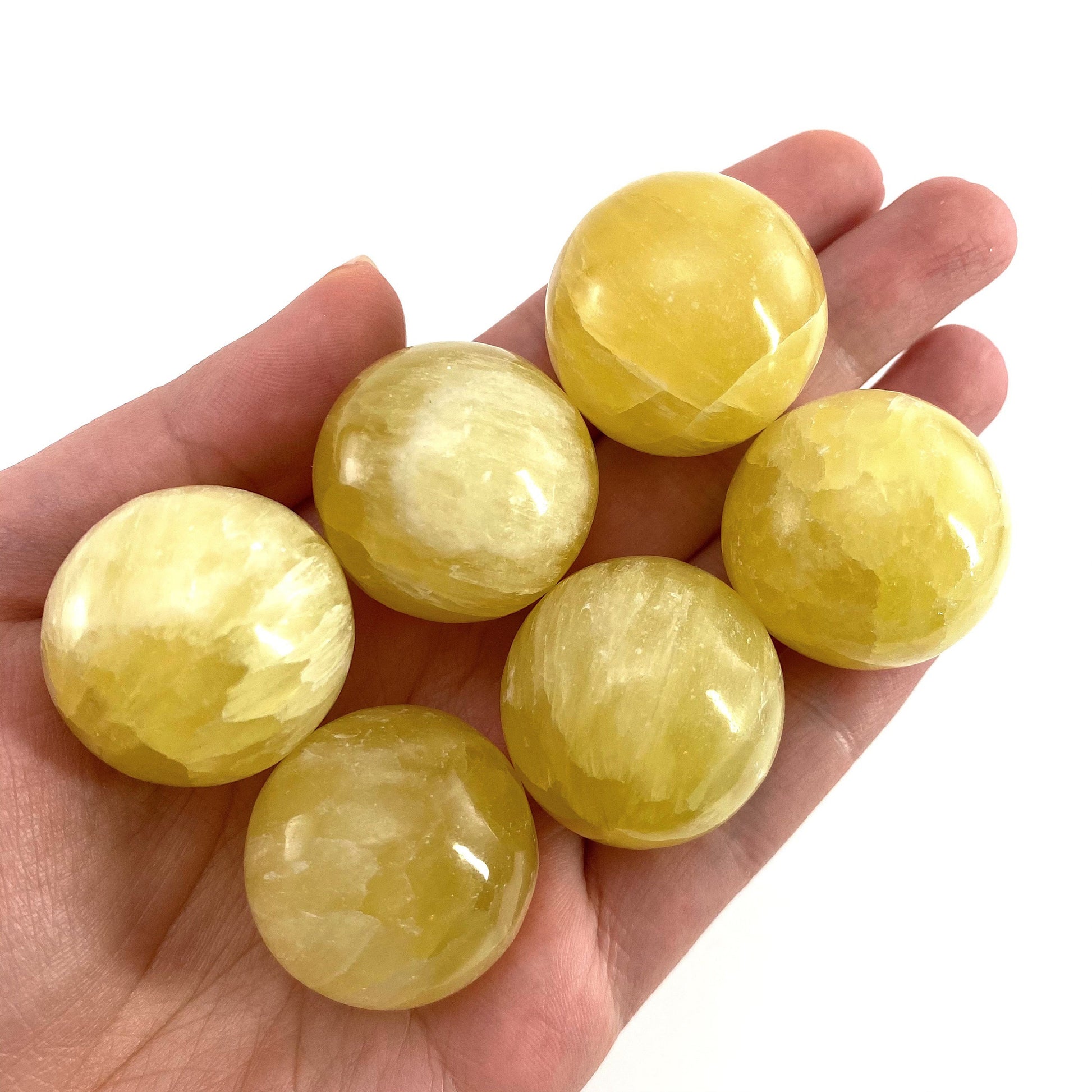 Lemon Calcite Sphere, crystal ball, yellow calcite sphere, yellow calcite crystal, crystal sphere
