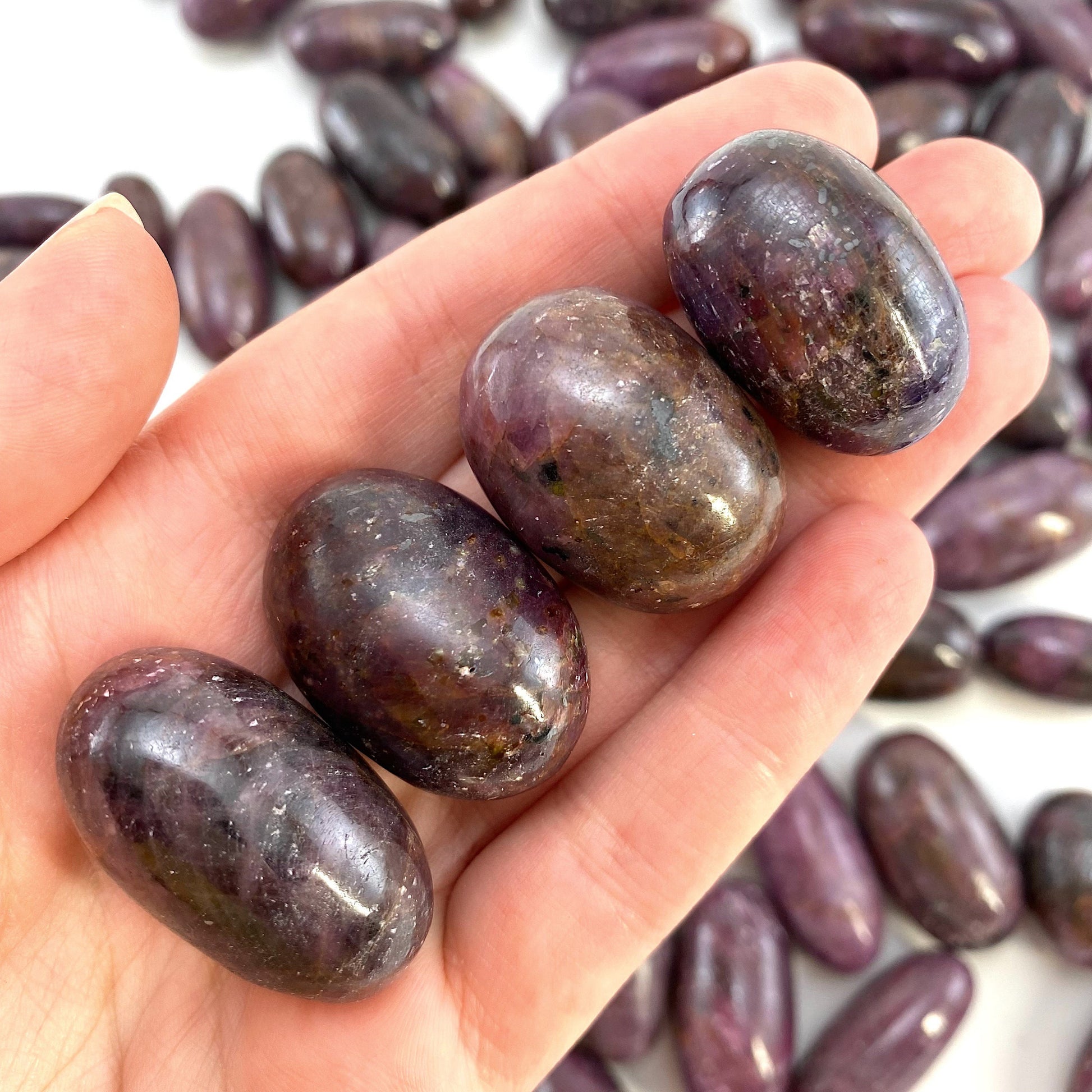 ONE Polished Ruby, ruby crystal, tumbled ruby, ruby lingam, ruby palm stone