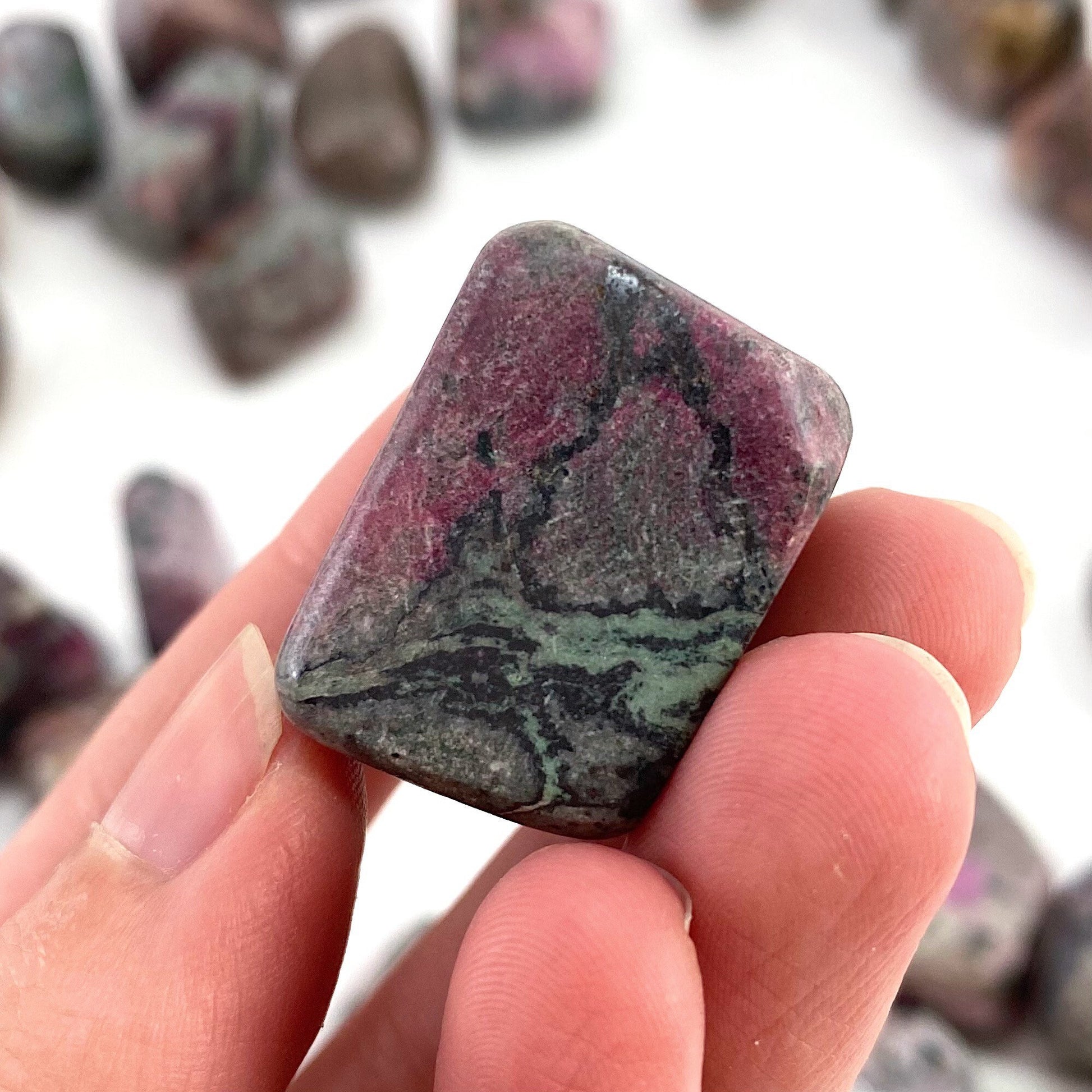 Tumbled Cobaltocalcite, tumbled stones, cobalto calcite, tumbled crystals, cobaltoan calcite, salrose, tumbled cobalto calcite