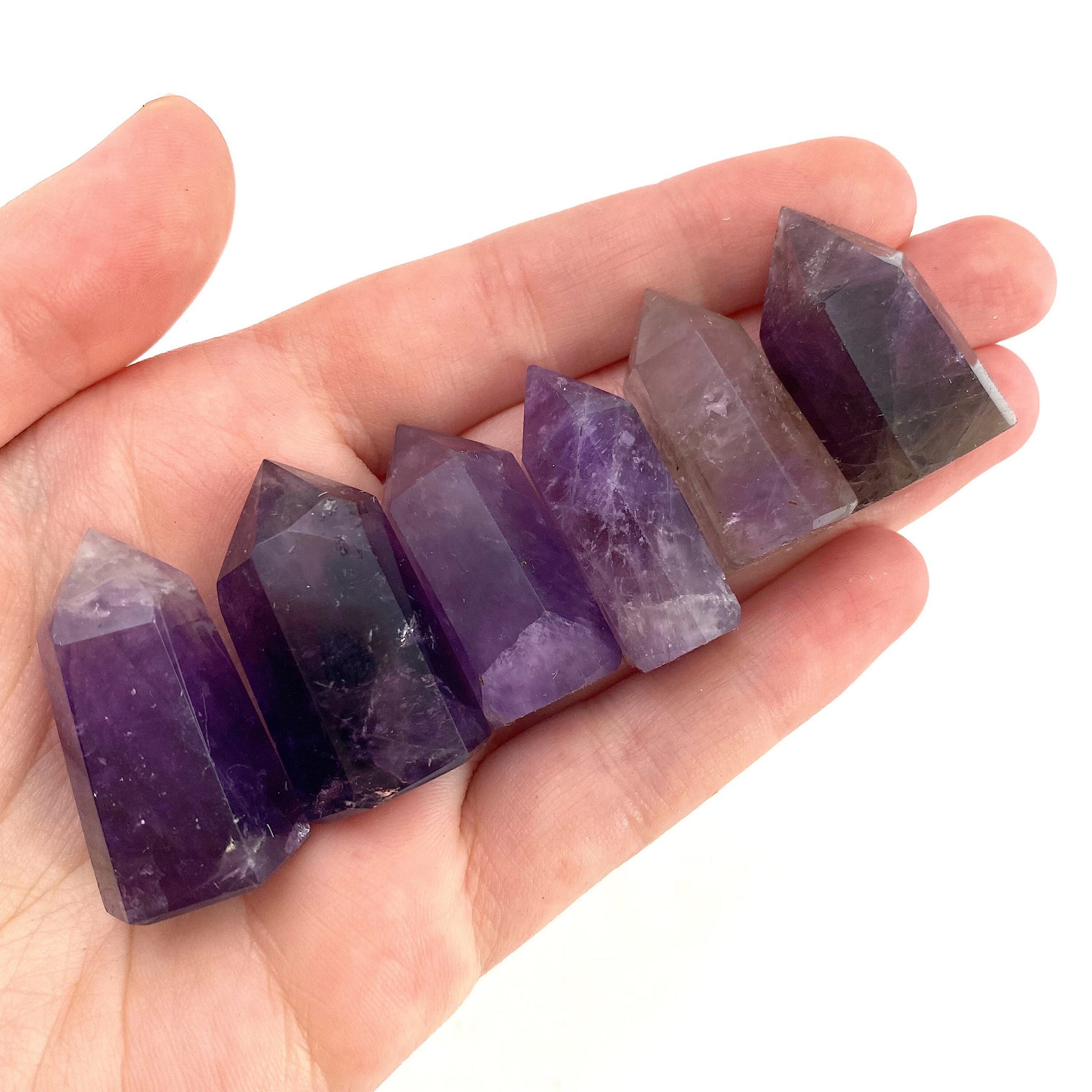 Amethyst Point | Polished Natural Purple Crystal Tower (Crown Chakra)