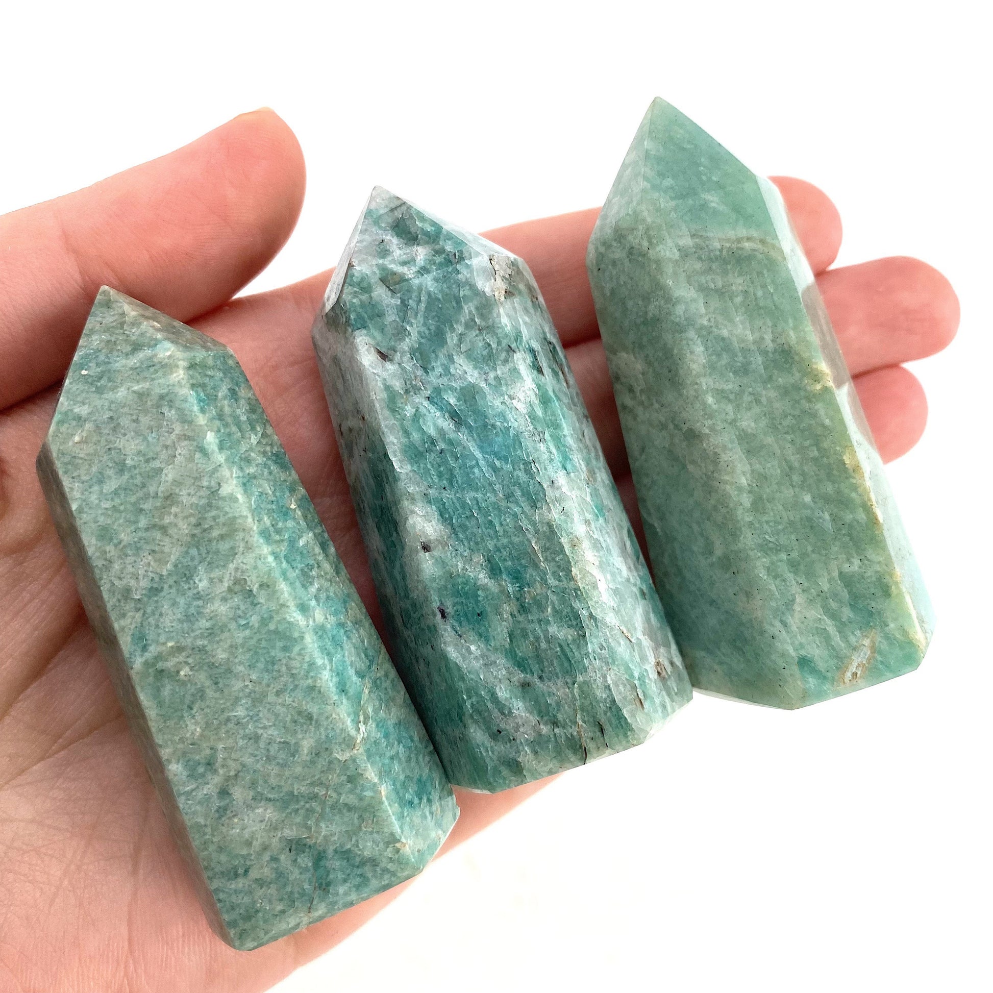 Amazonite Point, crystal point, amazonite tower, crystal wand, amazonite crystal