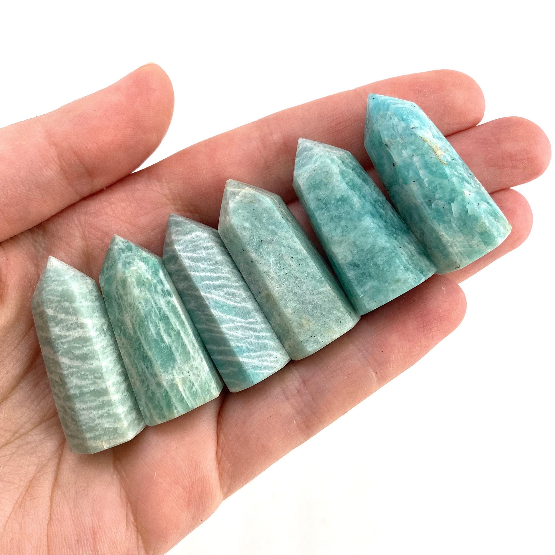 Amazonite Point, crystal point, amazonite tower, crystal wand, amazonite crystal