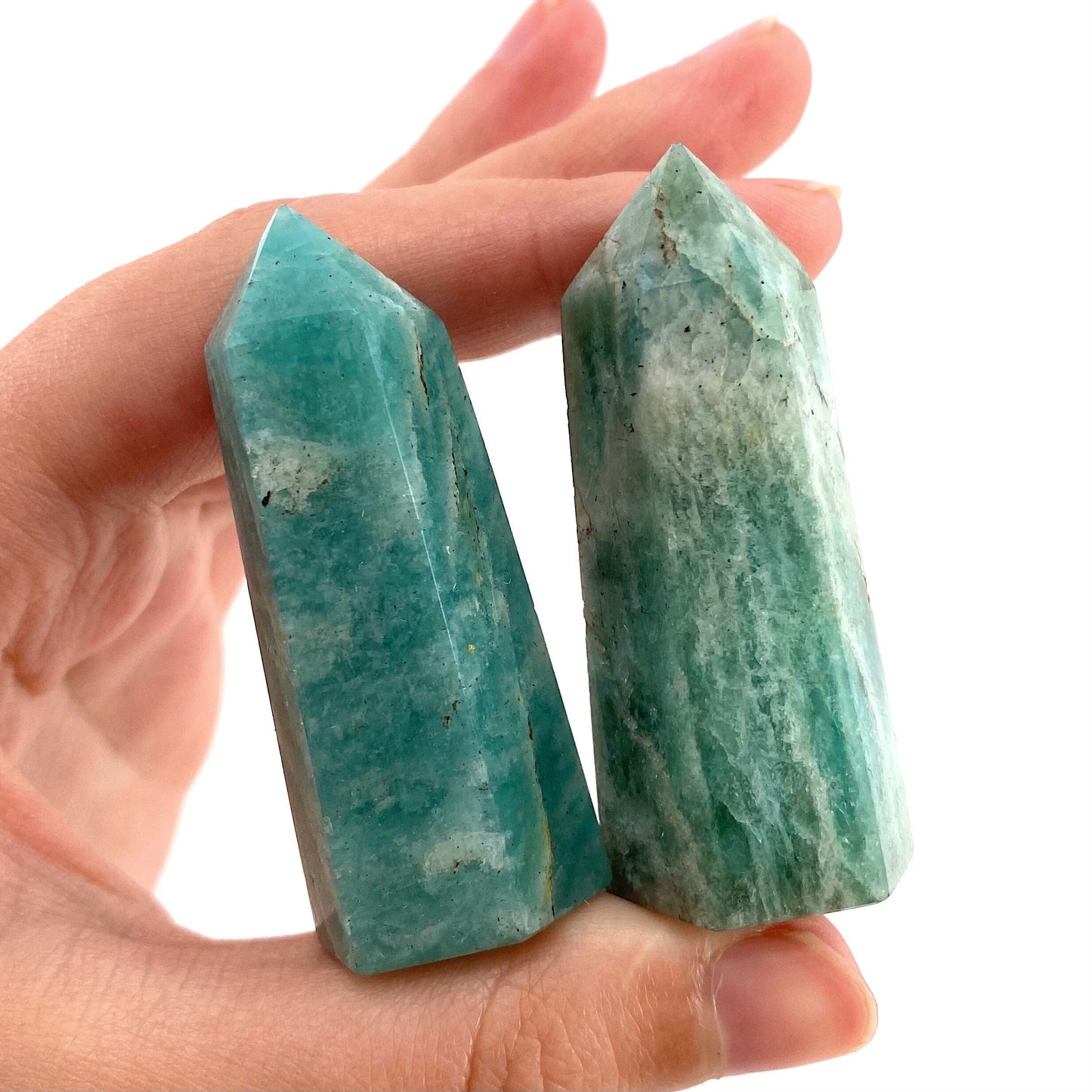 Amazonite Point, crystal point, amazonite tower, crystal wand, amazonite crystal
