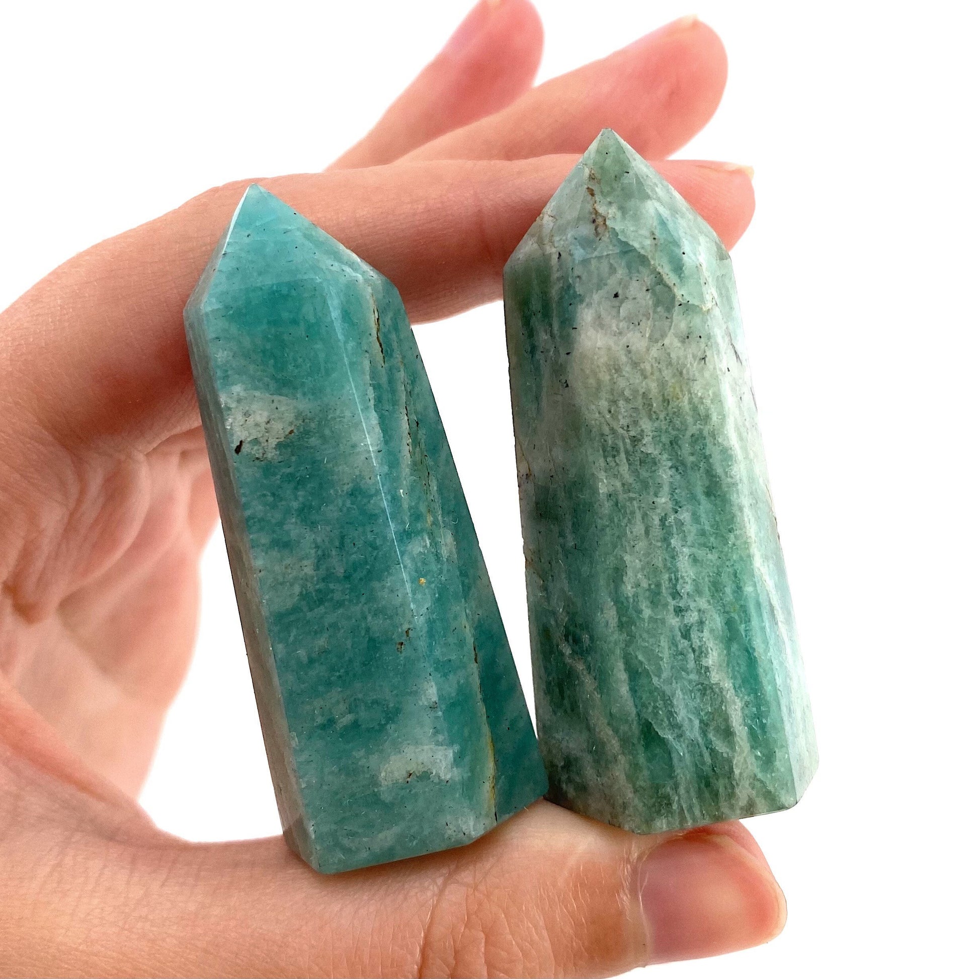 Amazonite Point, crystal point, amazonite tower, crystal wand, amazonite crystal