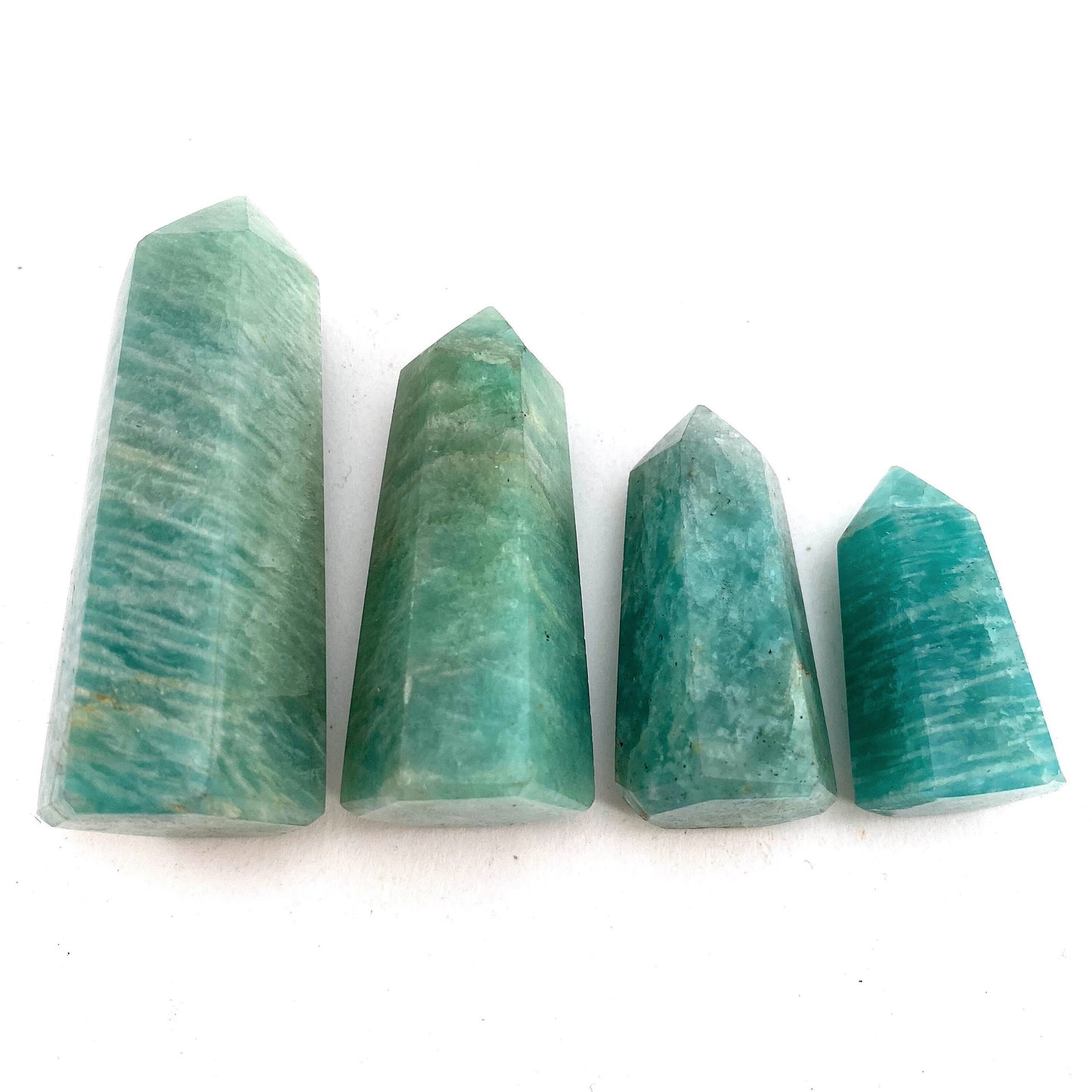 Amazonite Point, crystal point, amazonite tower, crystal wand, amazonite crystal