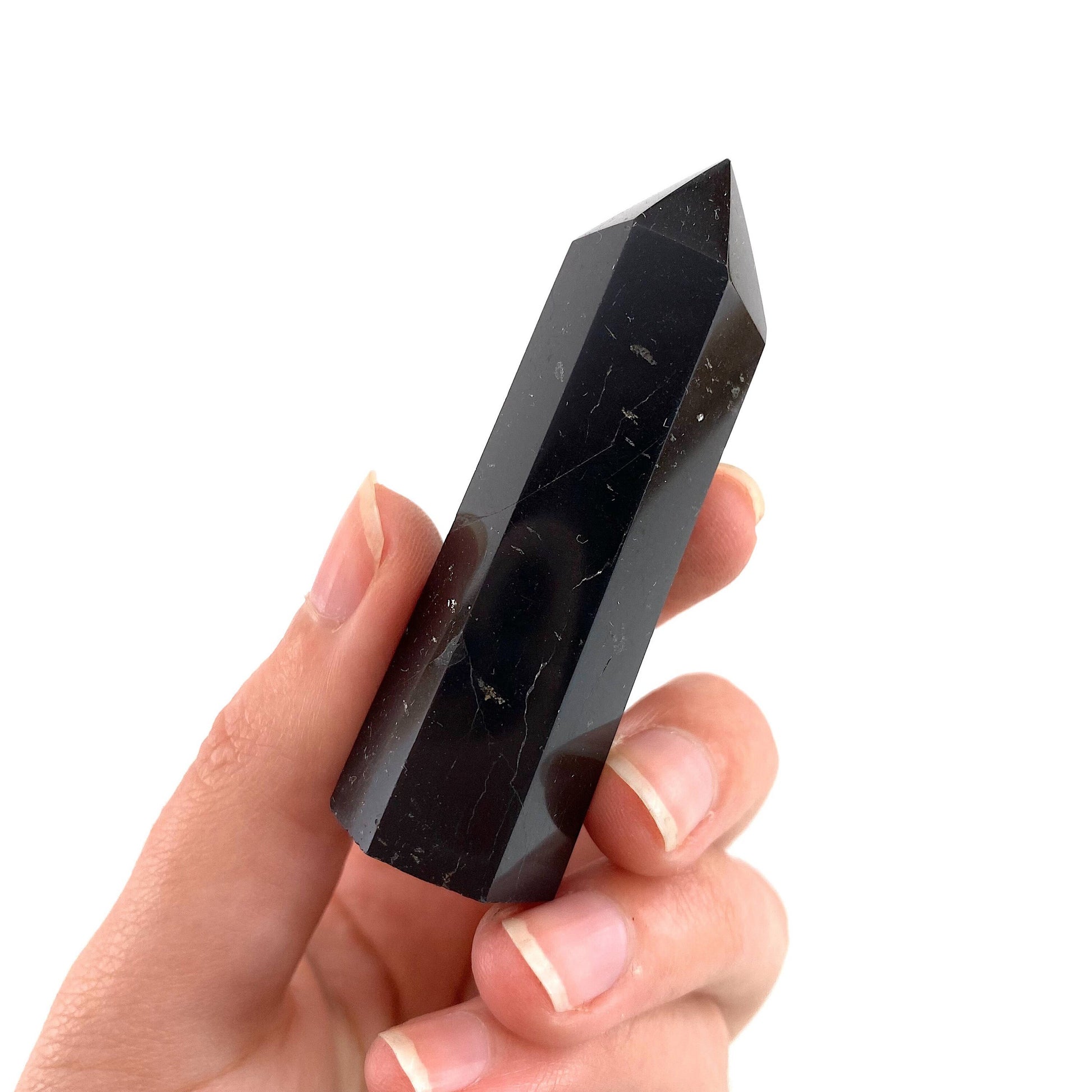 Black Tourmaline Point, black tourmaline tower, crystal point, black tourmaline crystal, black tourmaline