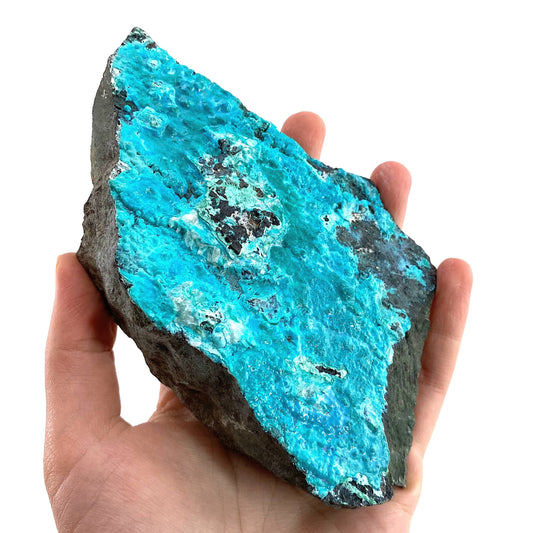 Chrysocolla Specimen (Congo), raw chrysocolla, botryoidal chrysocolla, chrysocolla crystal, rare crystals