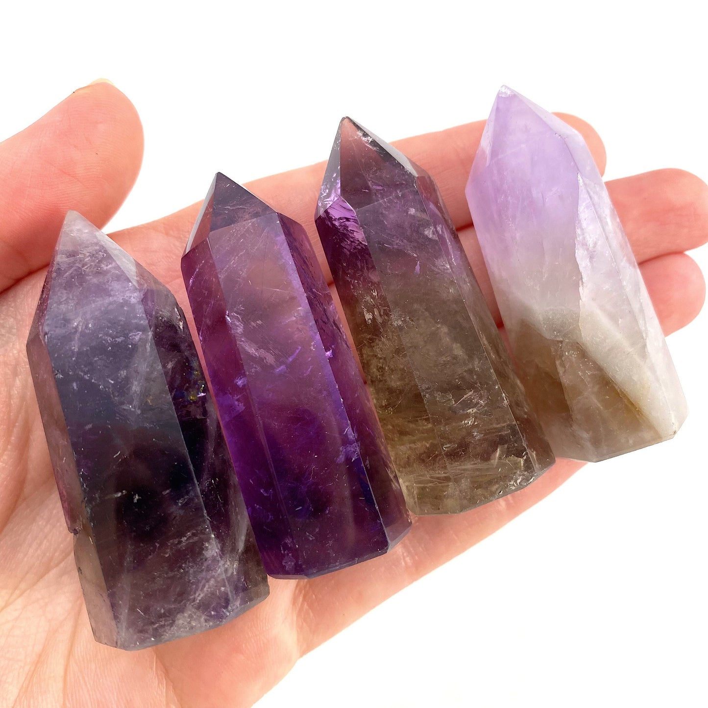 Amethyst Point | Polished Natural Purple Crystal Tower (Crown Chakra)