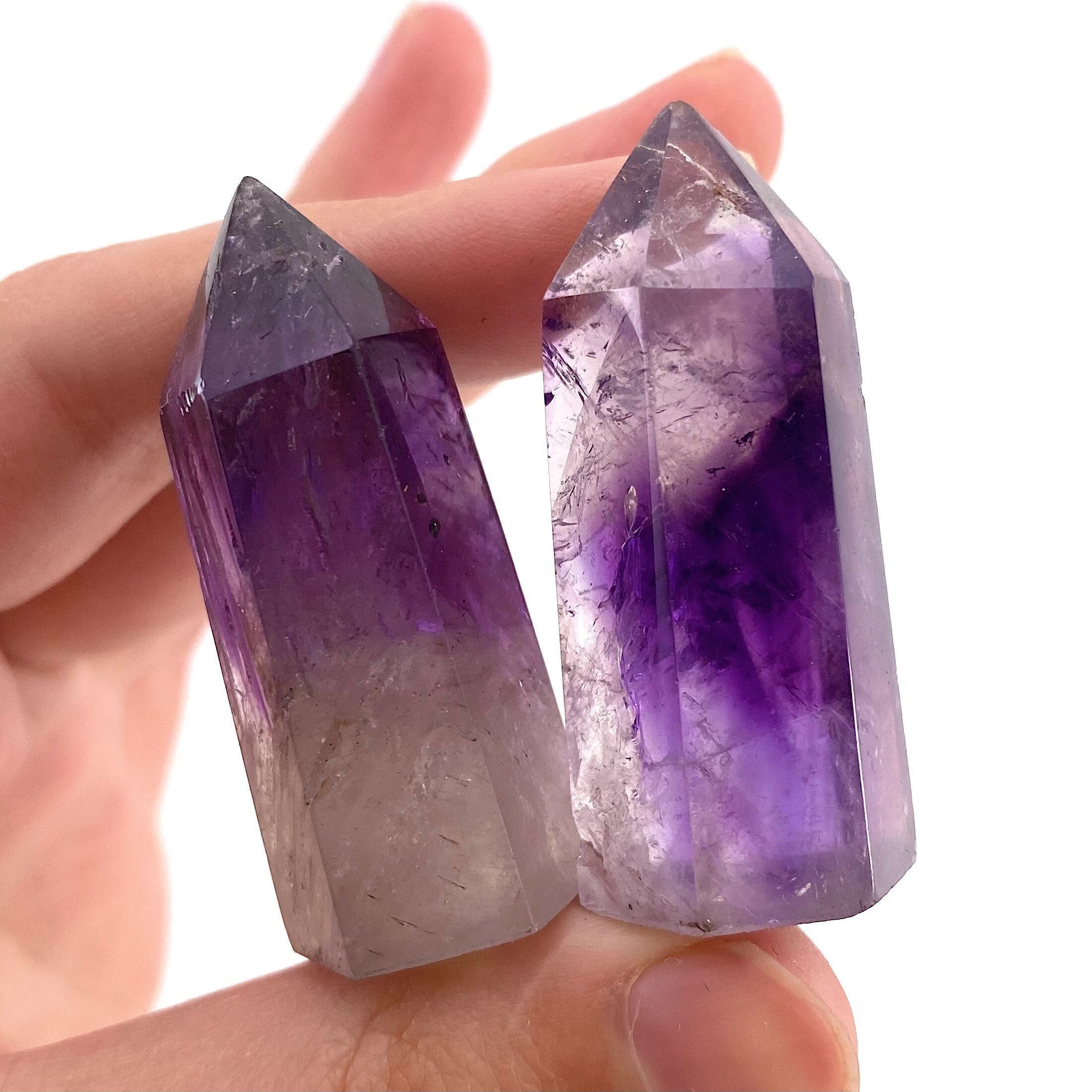 Amethyst Point | Polished Natural Purple Crystal Tower (Crown Chakra)