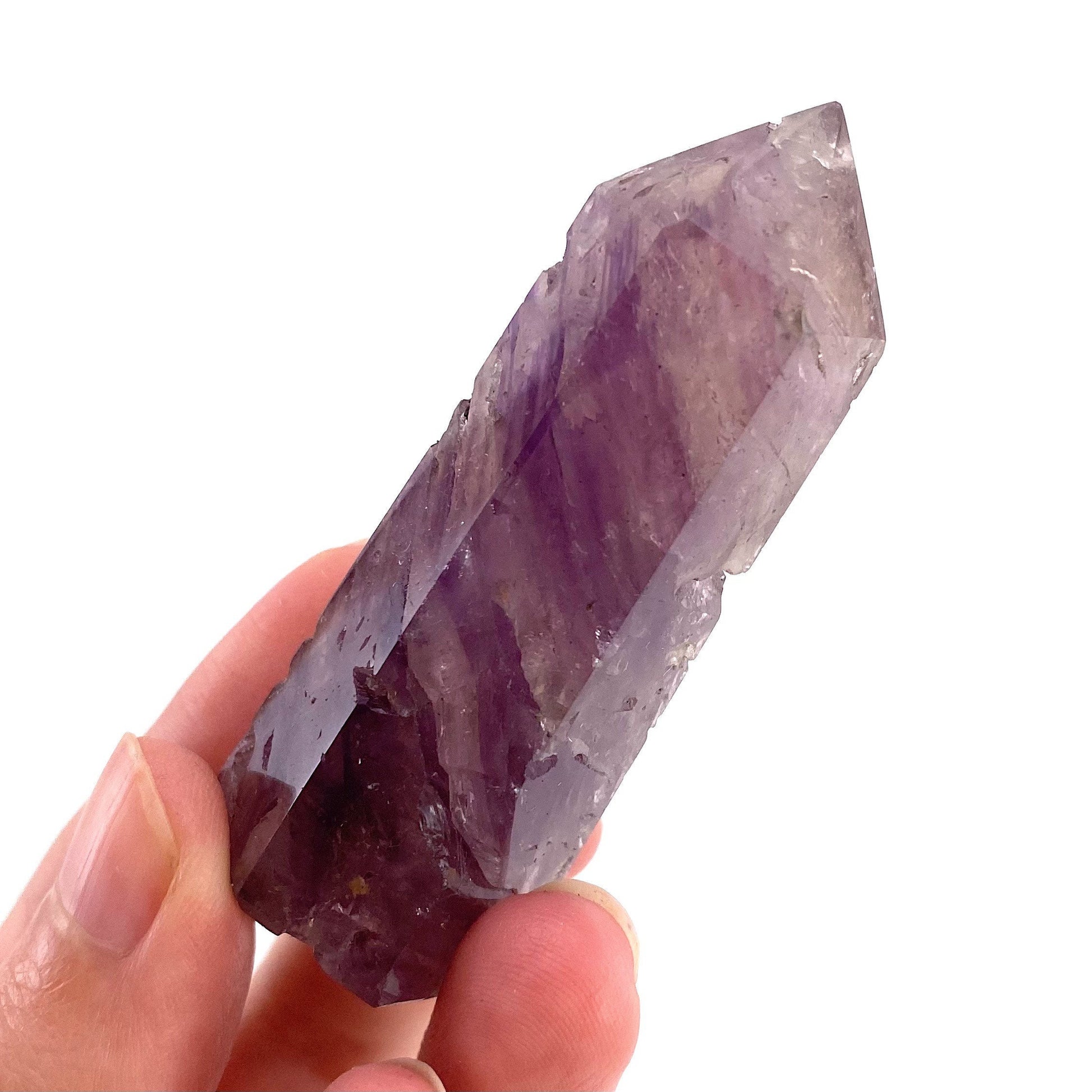 Amethyst Point | Polished Natural Purple Crystal Tower (Crown Chakra)