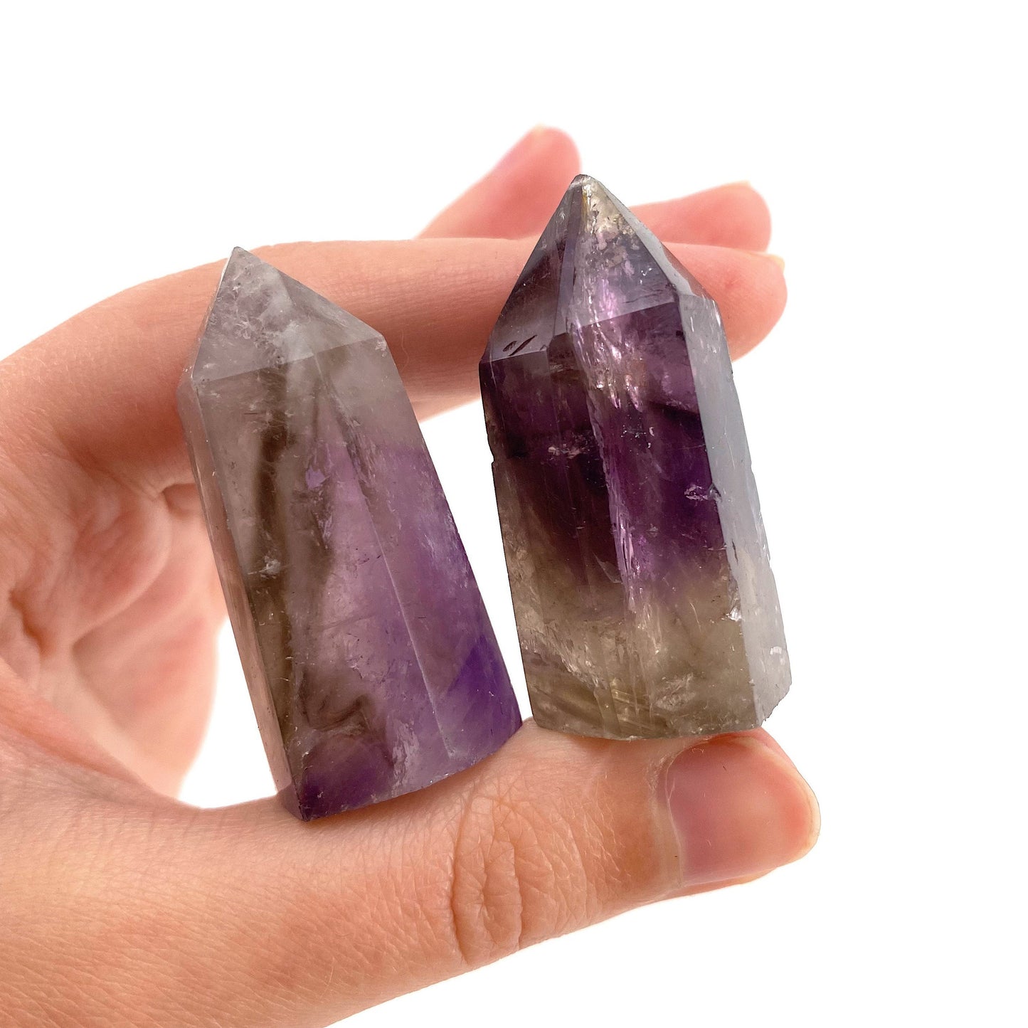 Amethyst Point | Polished Natural Purple Crystal Tower (Crown Chakra)