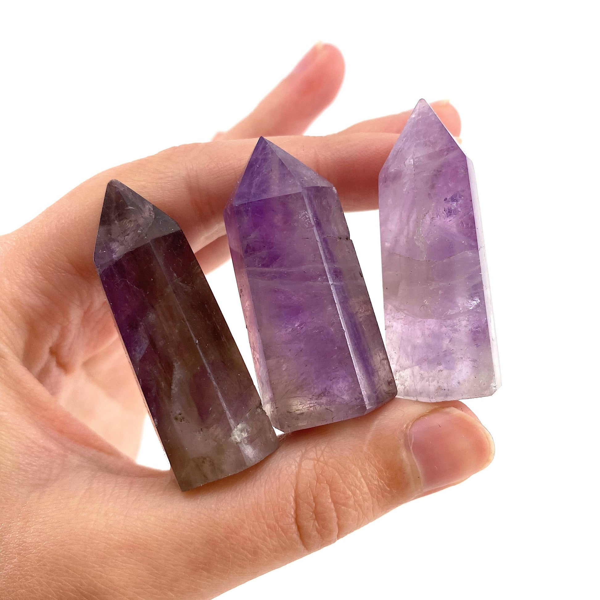 Amethyst Point | Polished Natural Purple Crystal Tower (Crown Chakra)