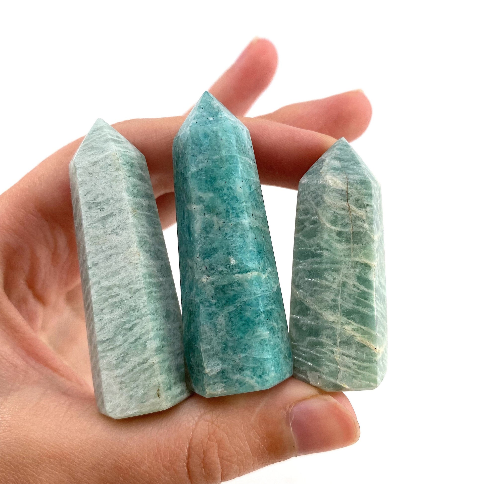 Amazonite Point, crystal point, amazonite tower, crystal wand, amazonite crystal