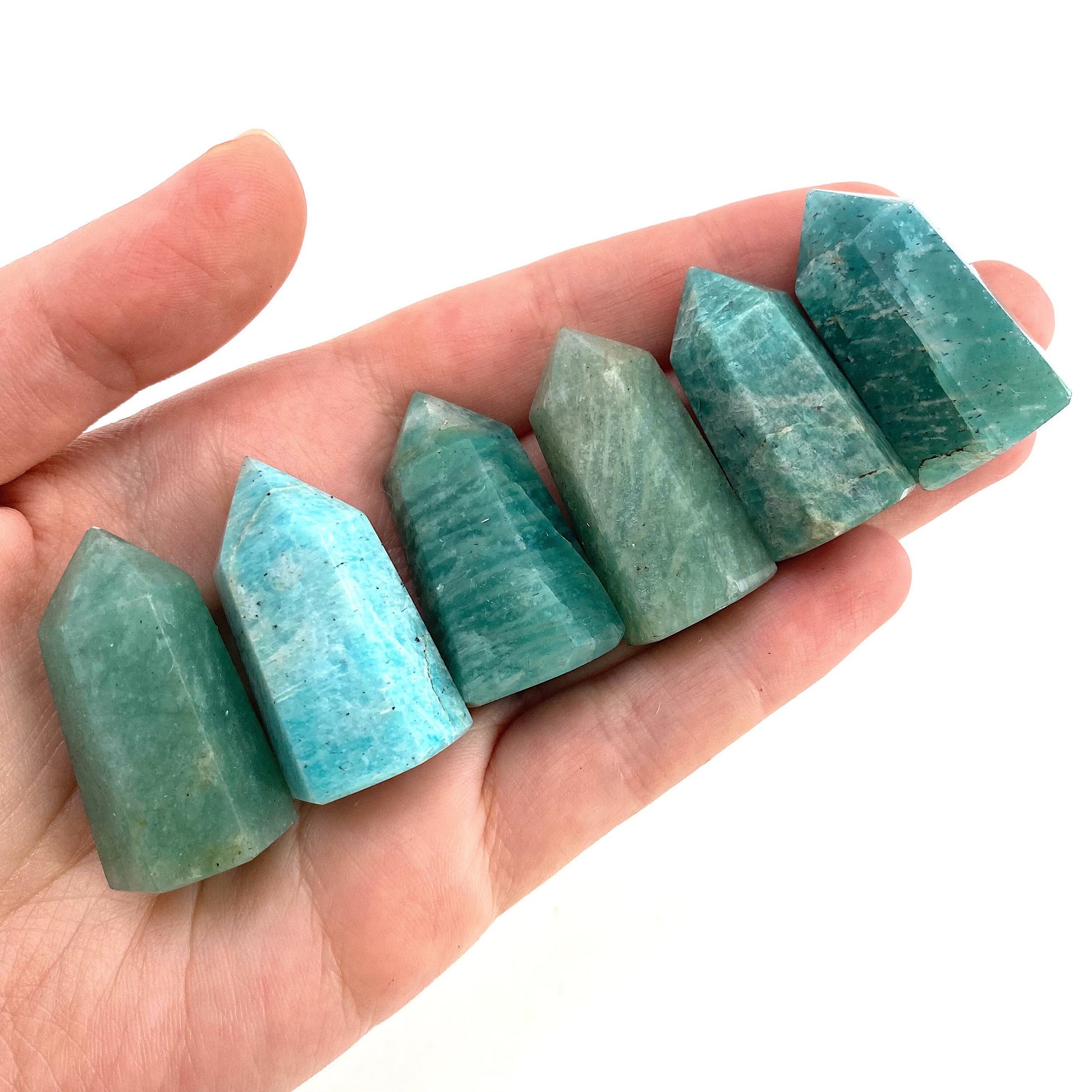 Amazonite Point, crystal point, amazonite tower, crystal wand, amazonite crystal