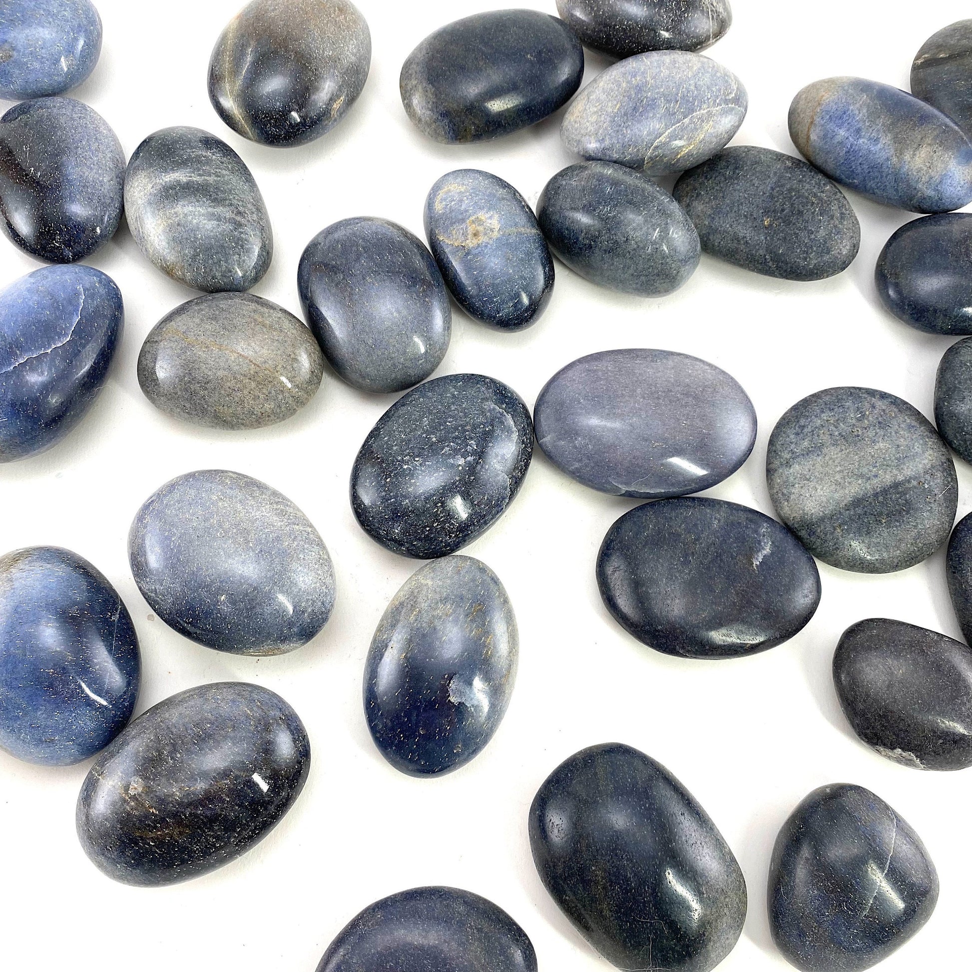 Blue Lazulite Palm Stone, lazulite, lazulite palmstone, palm stone, blue lazulite, crystals
