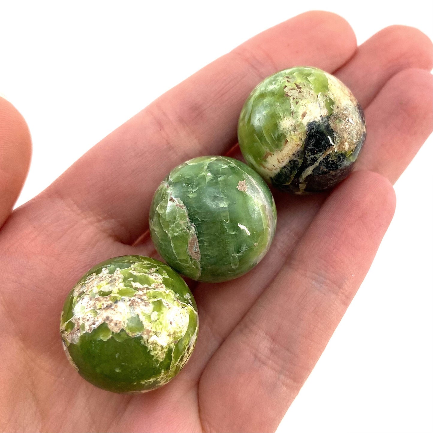 Rare! Tremolite Sphere, crystal ball, green tremolite sphere, tremolite crystal, crystal sphere