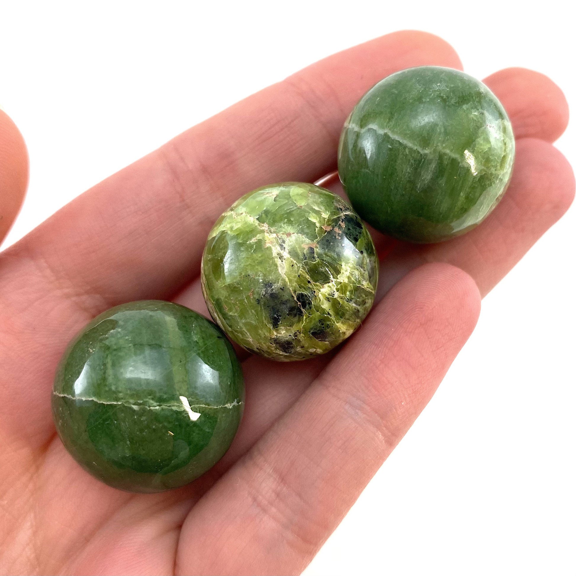 Rare! Tremolite Sphere, crystal ball, green tremolite sphere, tremolite crystal, crystal sphere