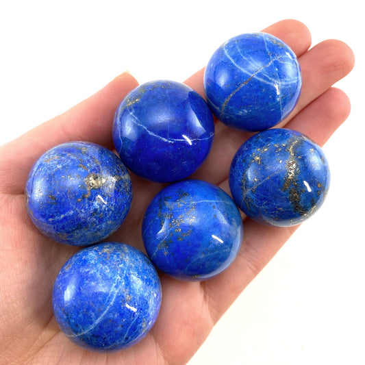 Lapis lazuli sphere, crystal ball, lapis lazuli palm stone, lapis lazuli ball, crystal ball, crystal sphere, lapis lazuli