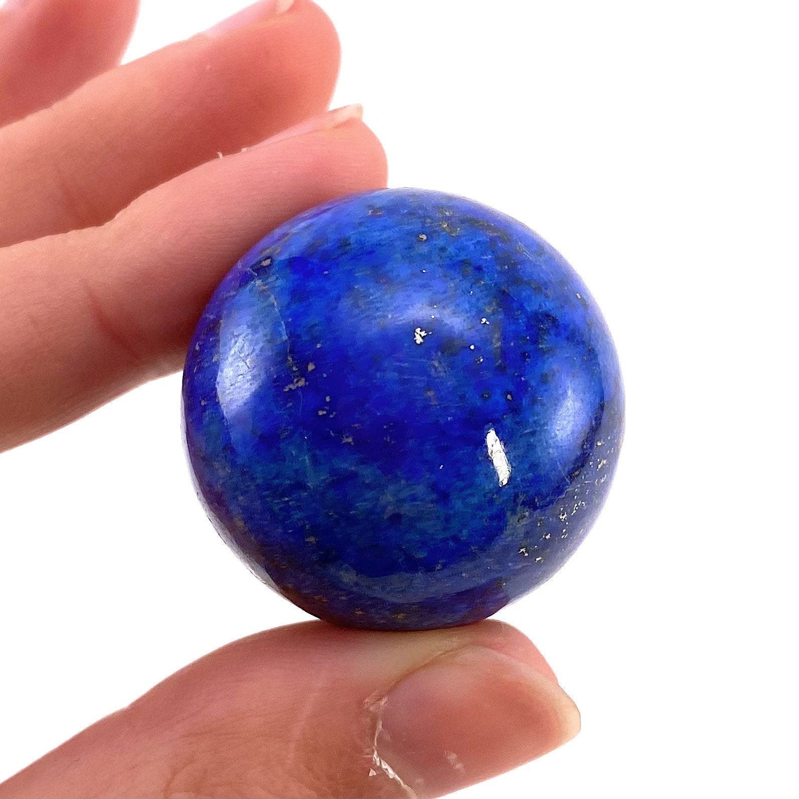 Lapis lazuli sphere, crystal ball, lapis lazuli palm stone, lapis lazuli ball, crystal ball, crystal sphere, lapis lazuli
