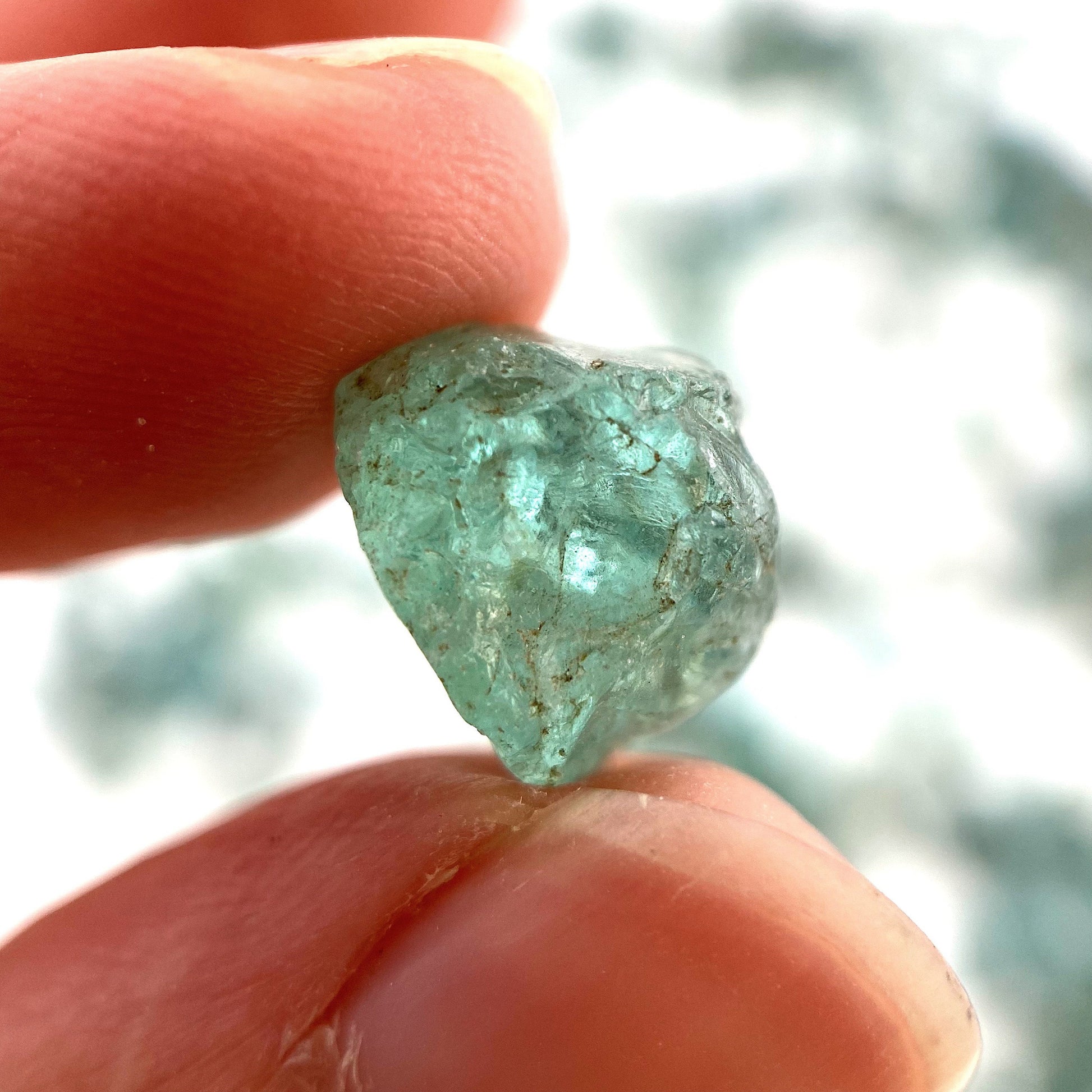 Raw Blue Apatite | 1 gram (Madagascar), blue apatite crystal, gem blue apatite, raw blue apatite