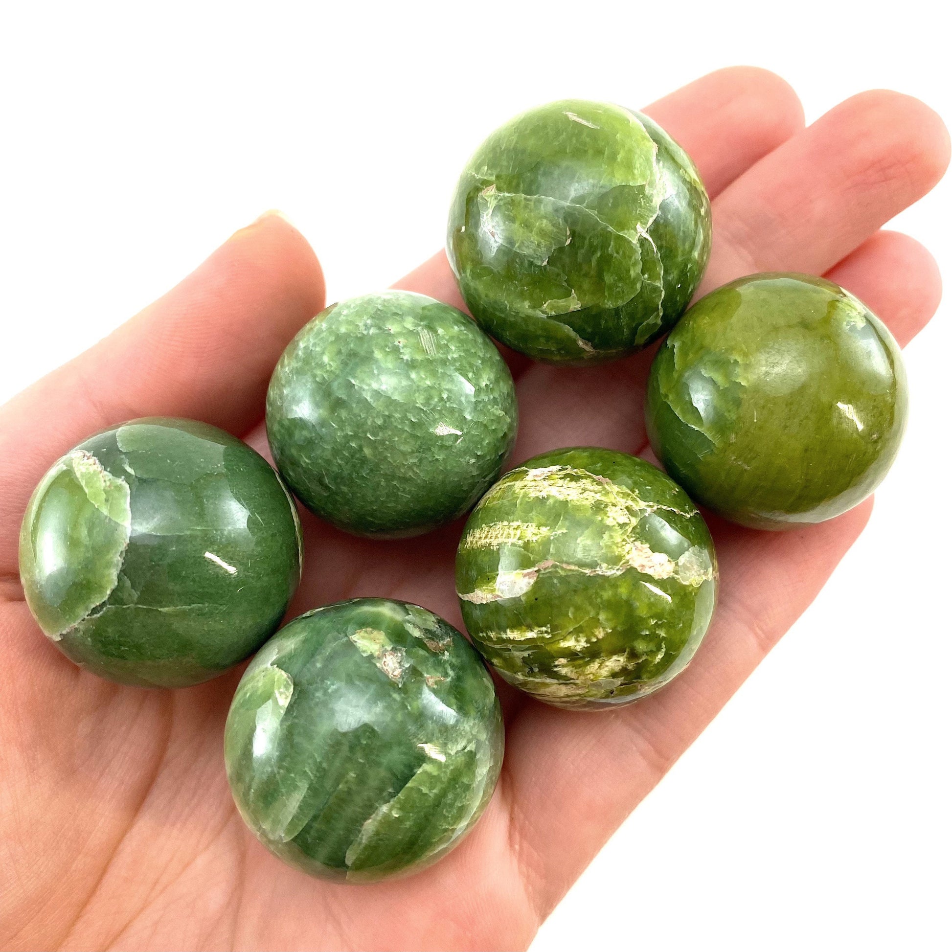 Rare! Tremolite Sphere, crystal ball, green tremolite sphere, tremolite crystal, crystal sphere