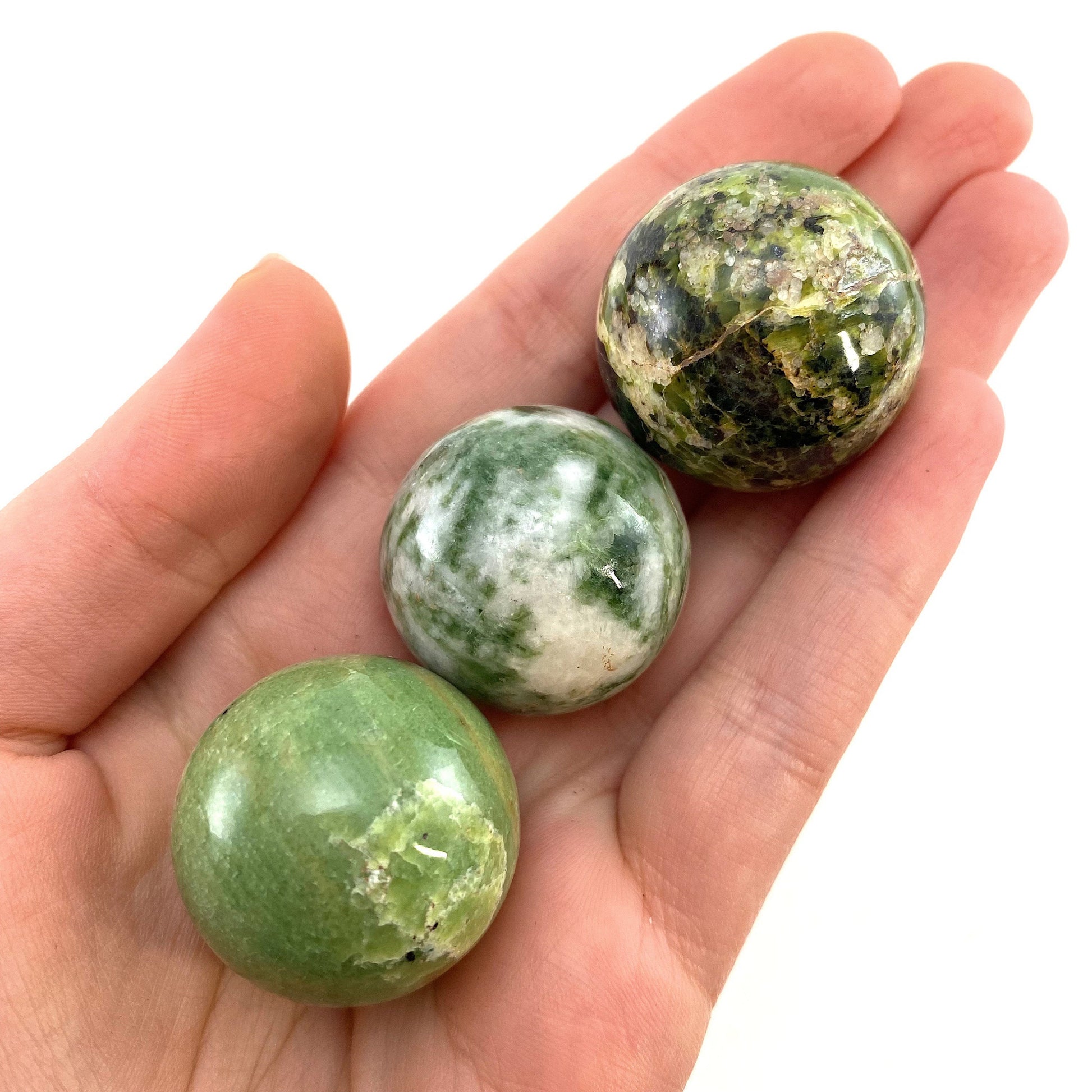 Rare! Tremolite Sphere, crystal ball, green tremolite sphere, tremolite crystal, crystal sphere