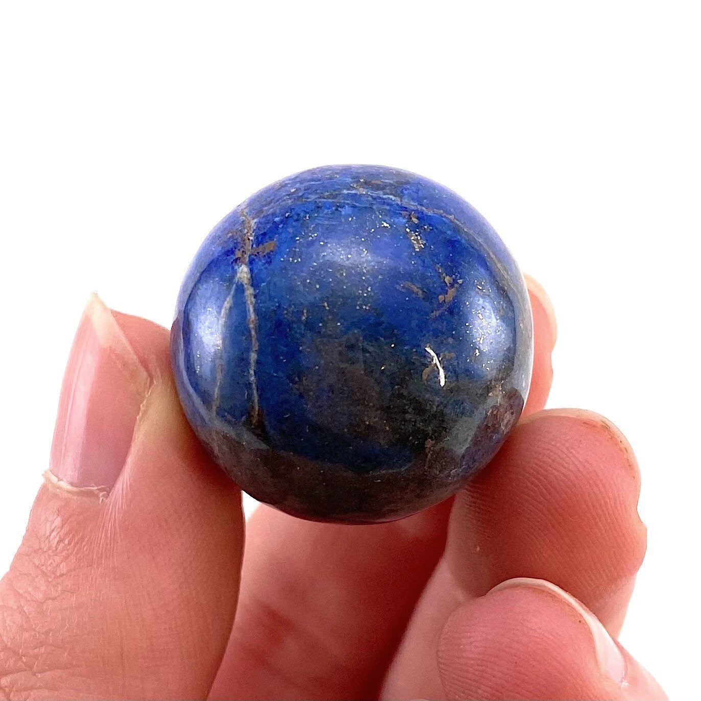 Lapis lazuli sphere, crystal ball, lapis lazuli palm stone, lapis lazuli ball, crystal ball, crystal sphere, lapis lazuli