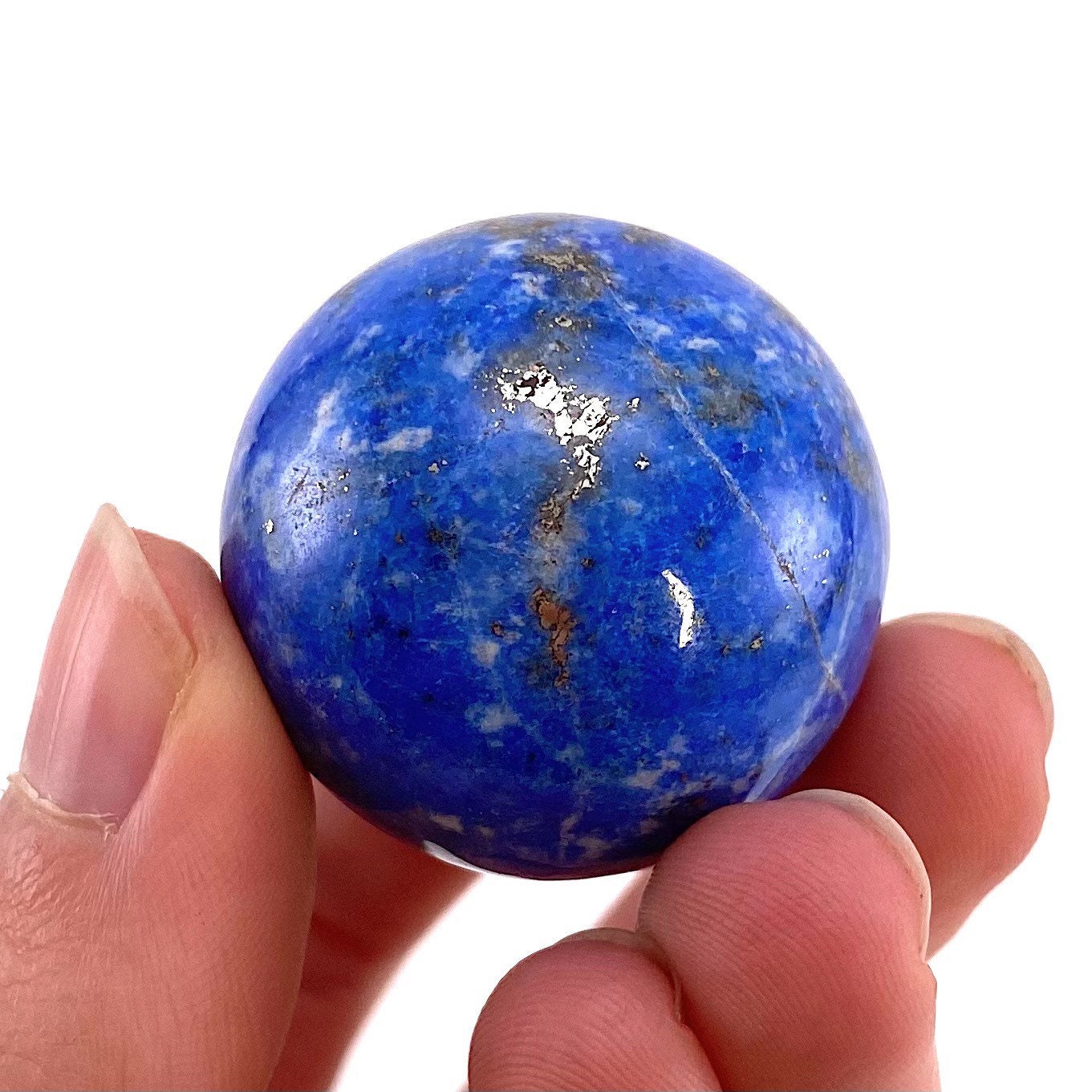 Lapis lazuli sphere, crystal ball, lapis lazuli palm stone, lapis lazuli ball, crystal ball, crystal sphere, lapis lazuli