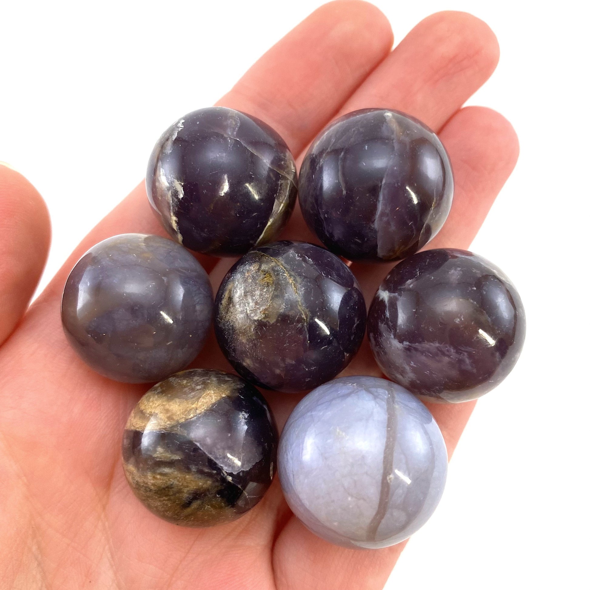 Purple Chalcedony Sphere, crystal ball, Chalcedony sphere, Chalcedony palm stone, crystal sphere