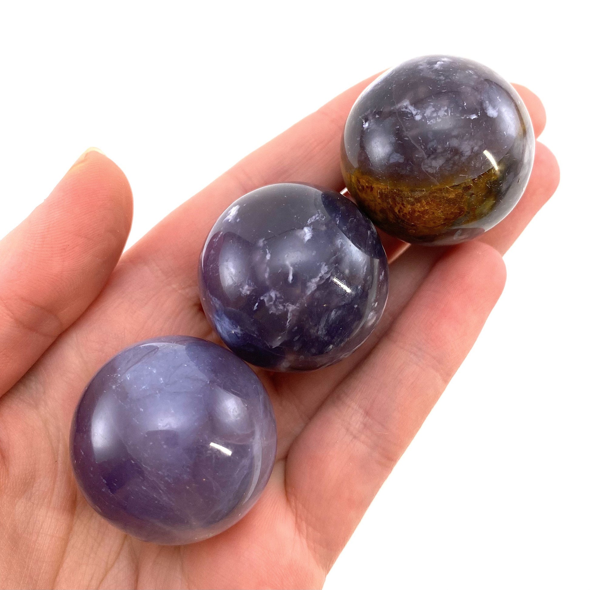 Purple Chalcedony Sphere, crystal ball, Chalcedony sphere, Chalcedony palm stone, crystal sphere