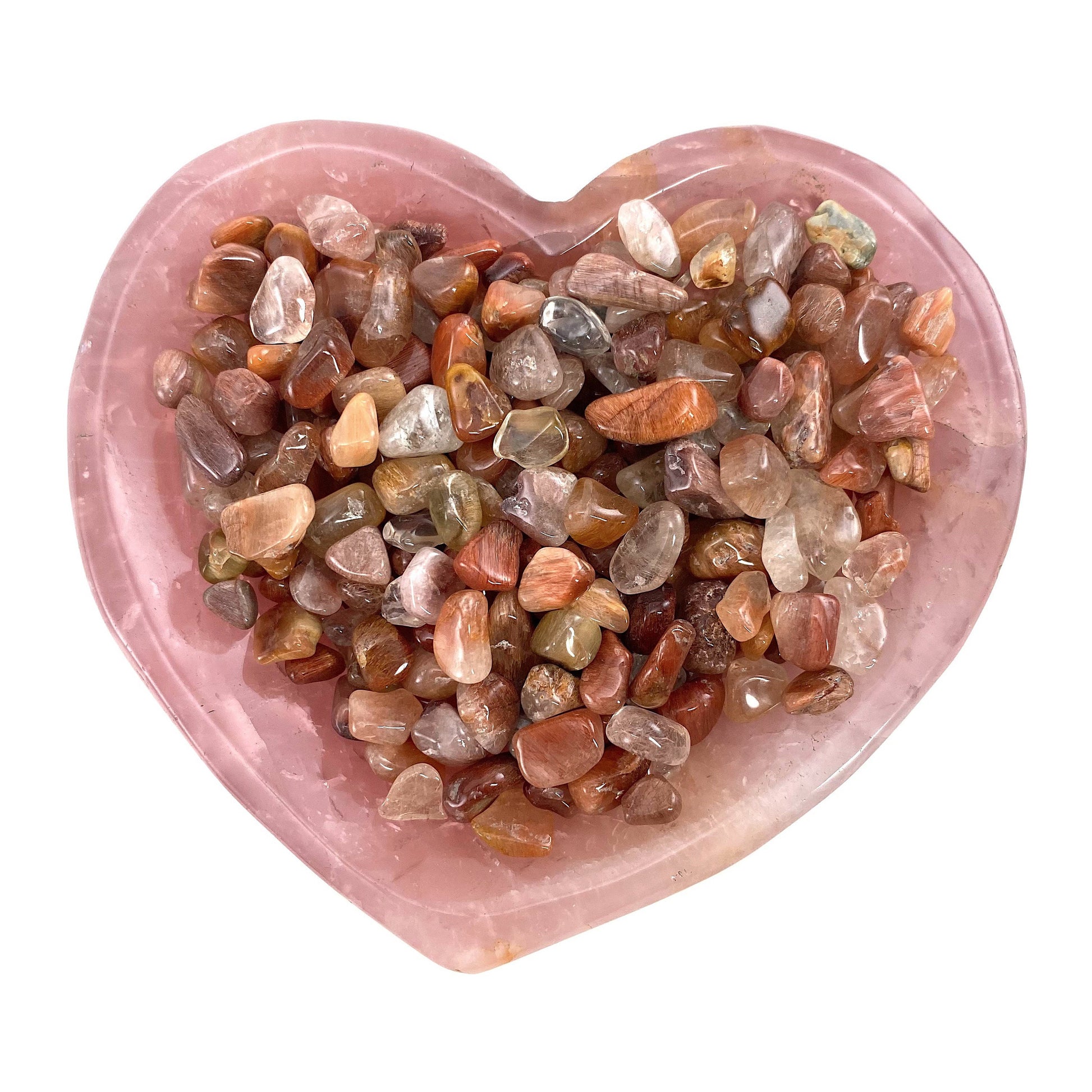 20g of Red Rutilated Quartz, mini tumbled stones, tumbled crystal, tumbled rutilated quartz, red quartz chips
