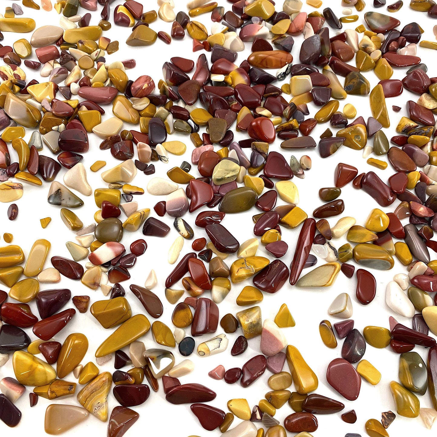 20g of Mookaite, mini tumbled stones, tumbled crystal, tumbled mookaite jasper, mookaite chips, crystal chips