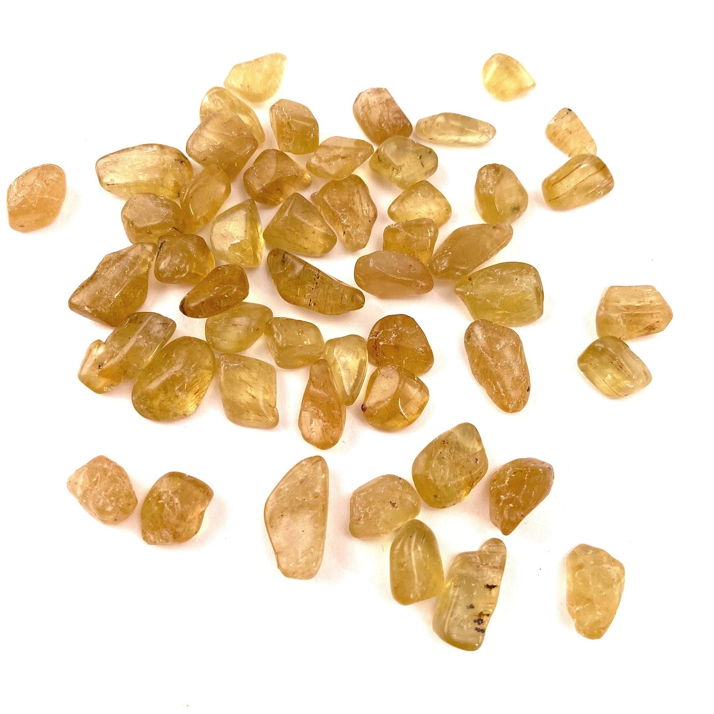20g of Golden Quartz, mini tumbled stones, tumbled crystal, tumbled quartz, quartz chips