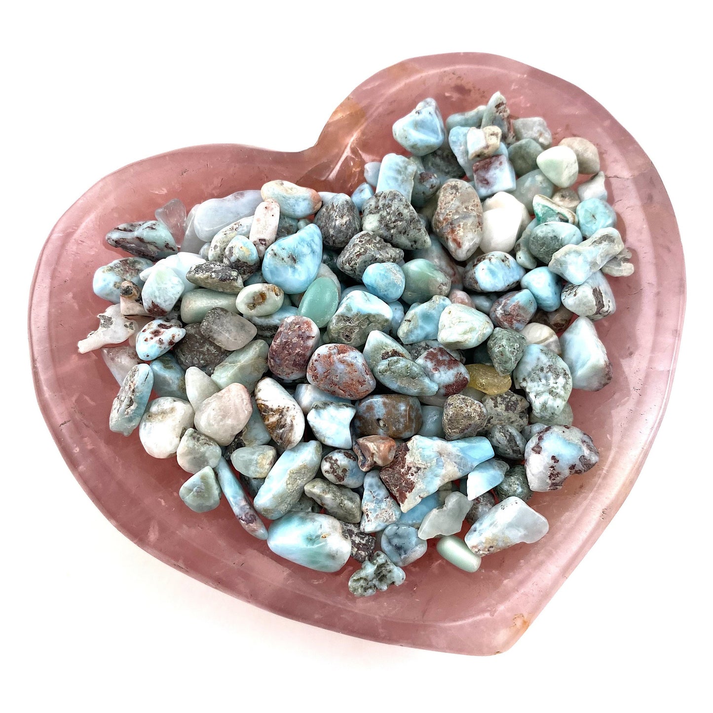 20g of Larimar, mini tumbled stones, tumbled crystal, tumbled larimar, larimar chips