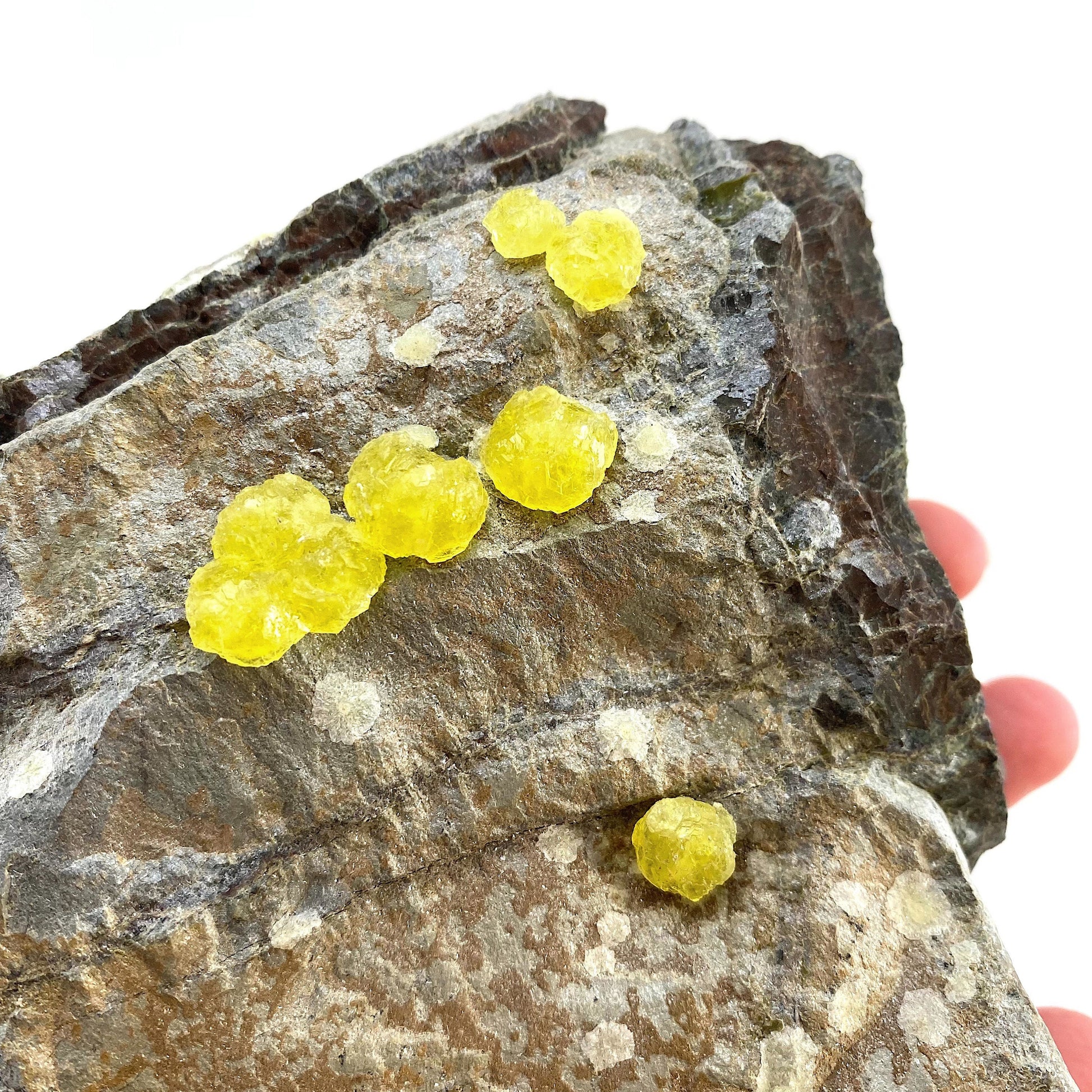 High Grade Yellow Brucite (Pakistan), yellow brucite specimen, raw brucite, yellow brucite crystal