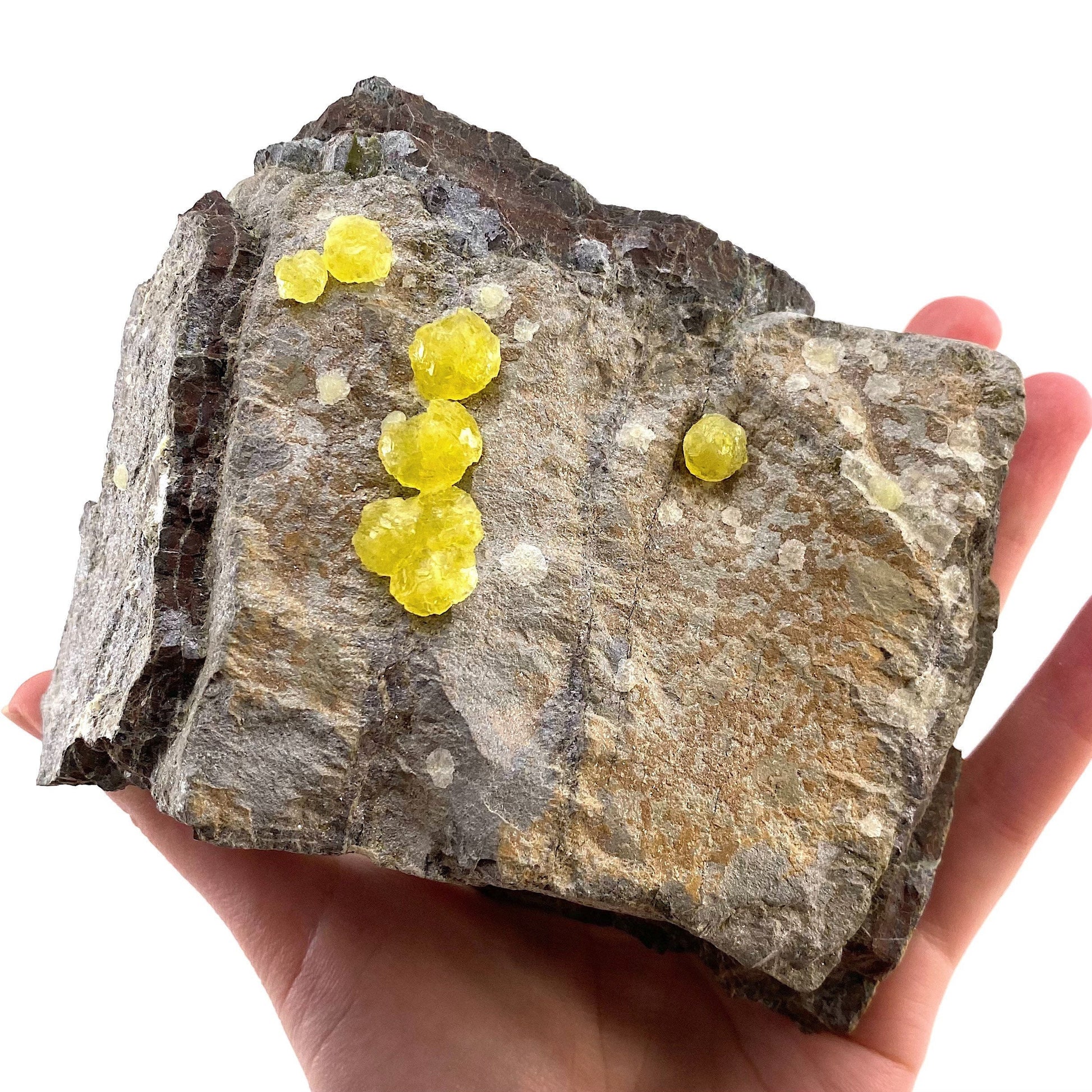 High Grade Yellow Brucite (Pakistan), yellow brucite specimen, raw brucite, yellow brucite crystal