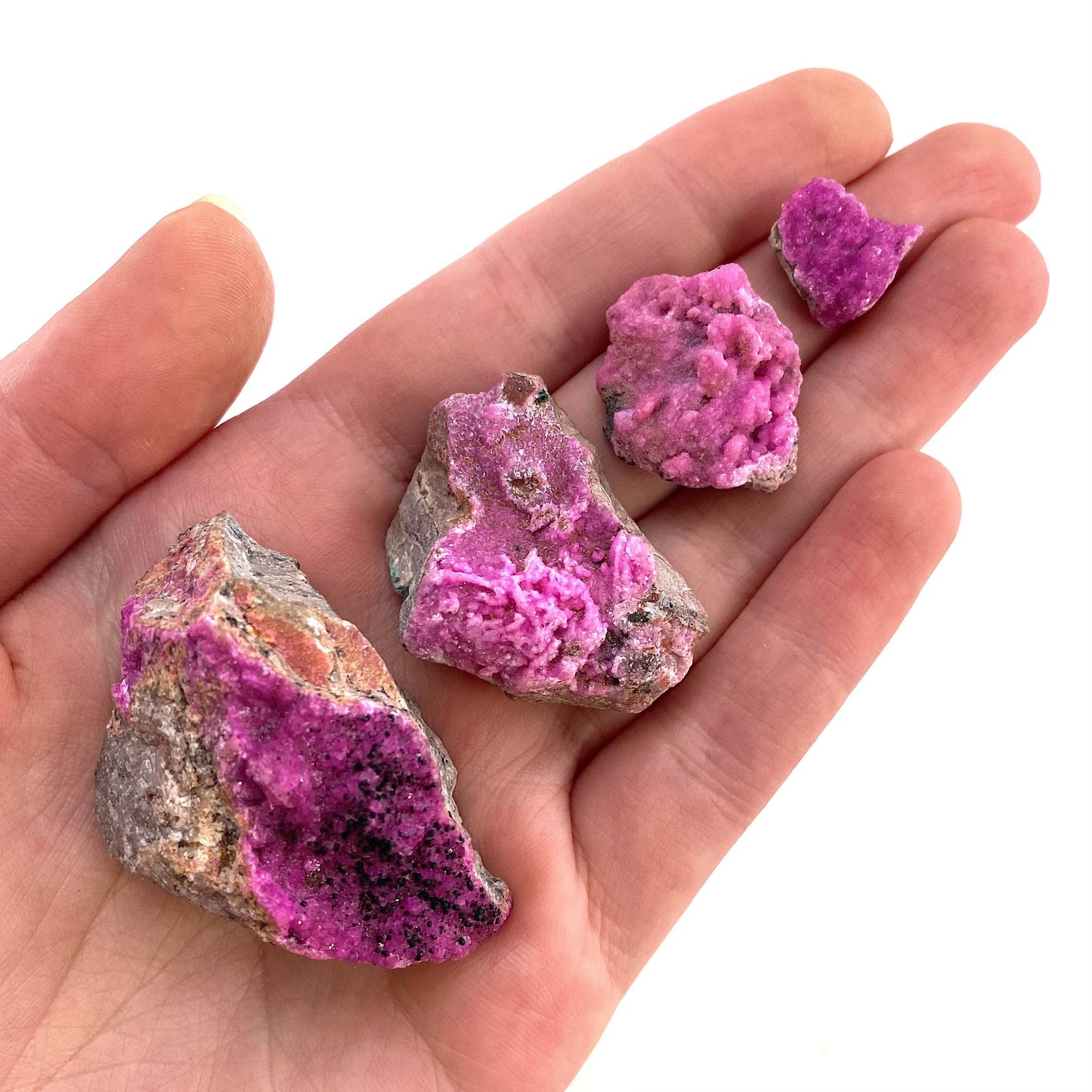Cobalto Calcite Crystal Cluster | natural pink cobaltoan calcite, raw mineral specimen