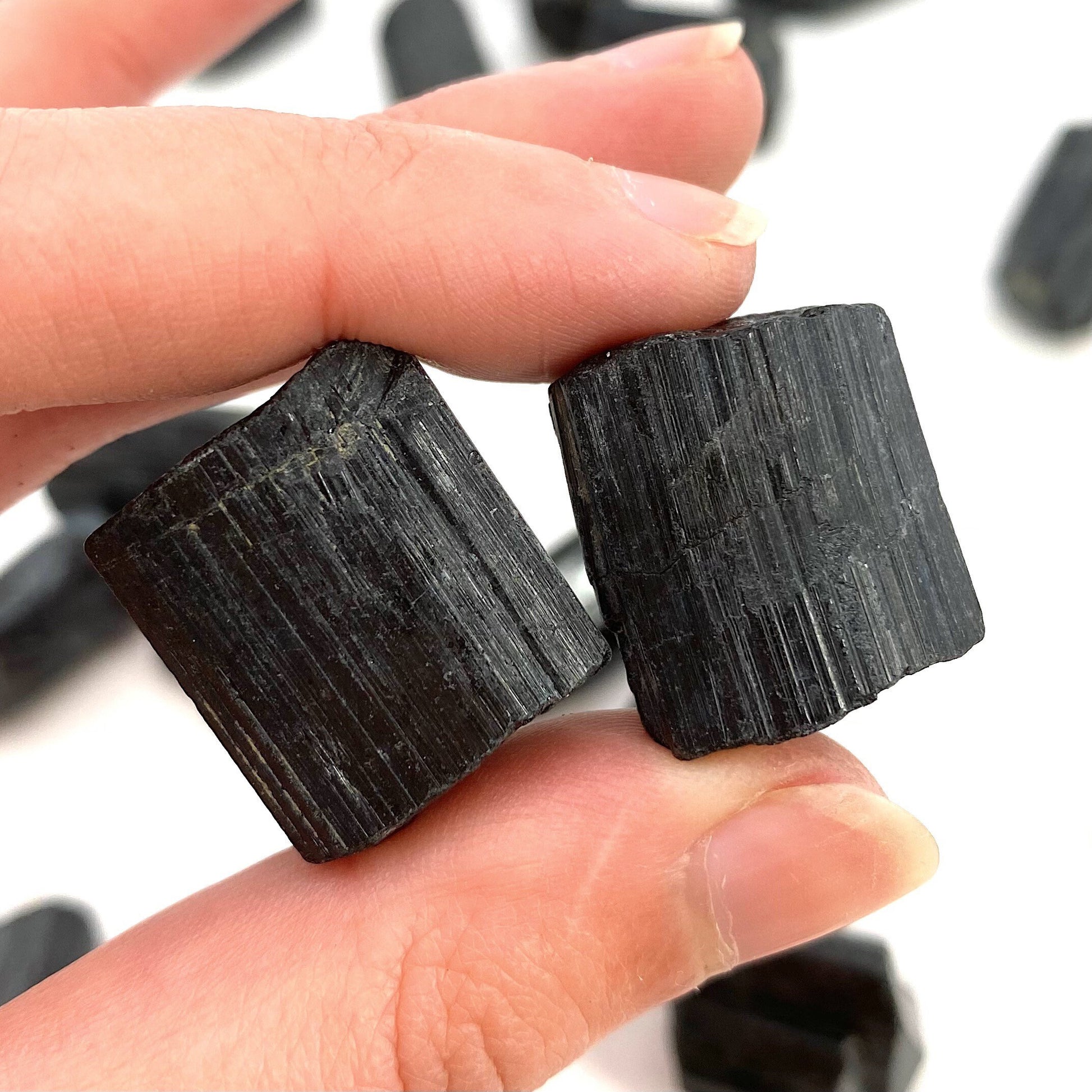 ONE Mini Raw Black Tourmaline (Namibia), raw black tourmaline, tourmaline crystal, black schorl