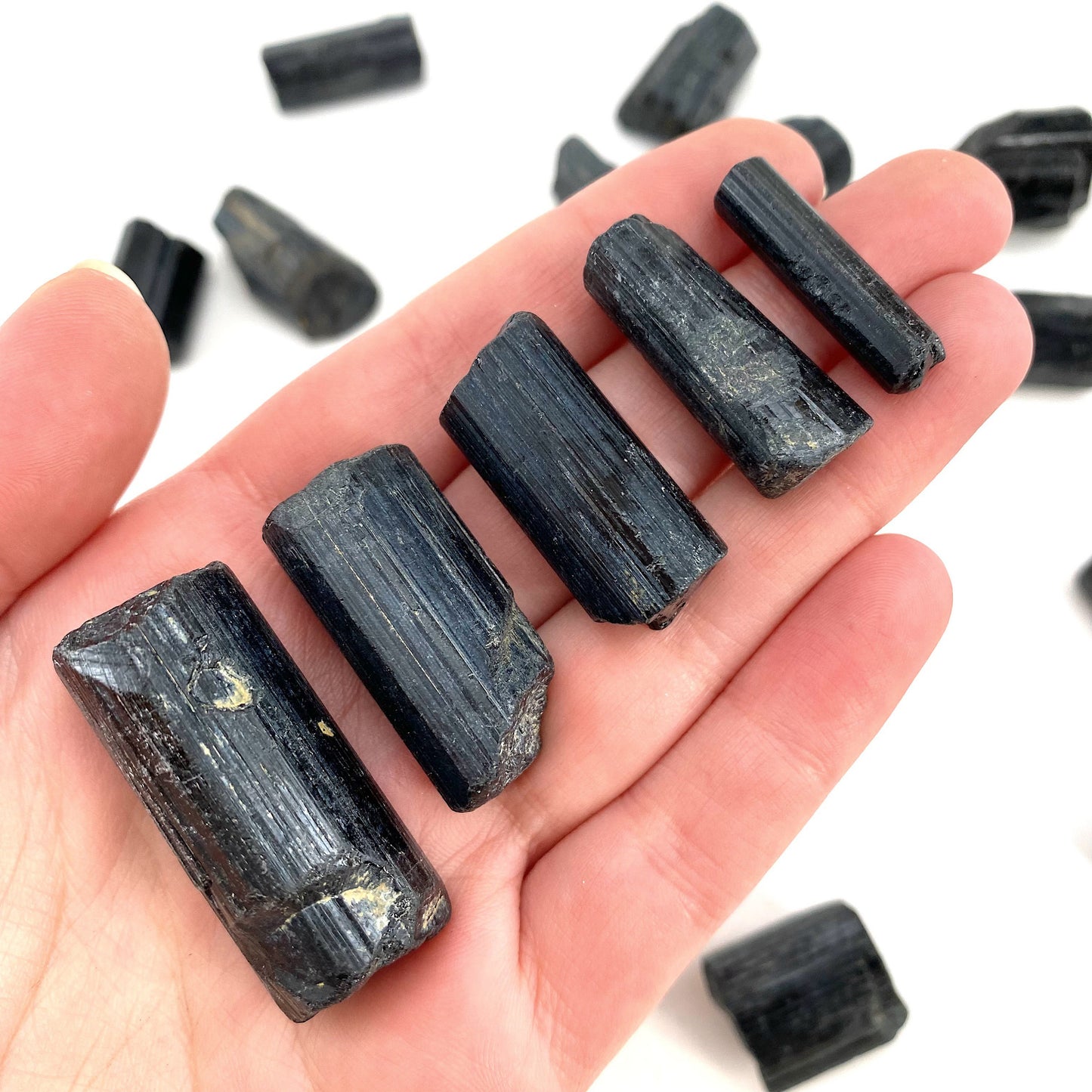 ONE Mini Raw Black Tourmaline (Namibia), raw black tourmaline, tourmaline crystal, black schorl