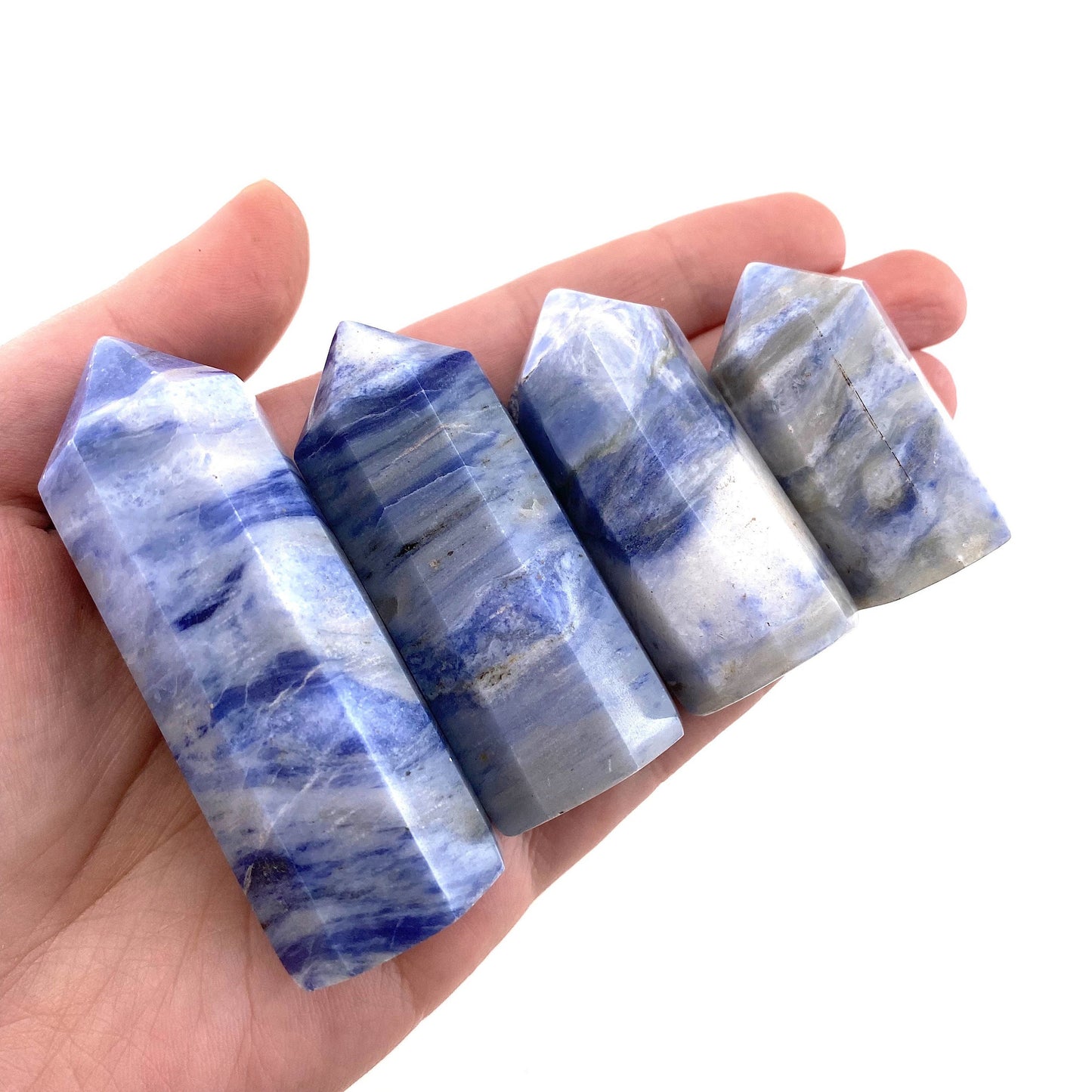 Rare! Afghanite Point, blue afghanite tower, crystal point, blue afghanite crystal, polished afghanite