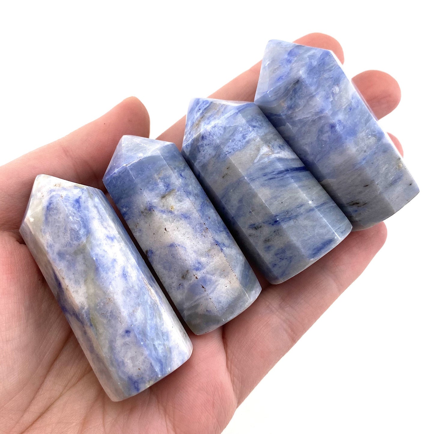 Rare! Afghanite Point, blue afghanite tower, crystal point, blue afghanite crystal, polished afghanite