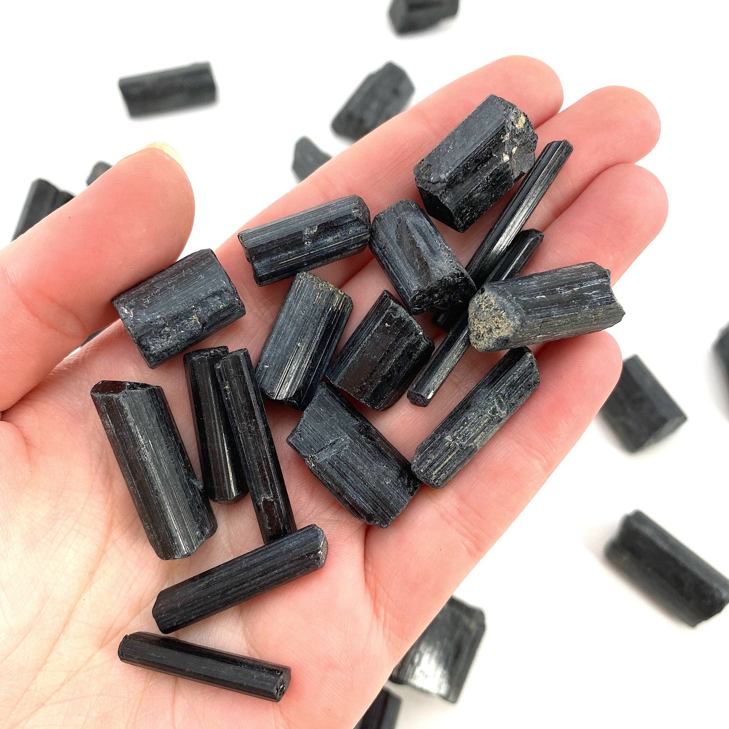 ONE Mini Raw Black Tourmaline (Namibia), raw black tourmaline, tourmaline crystal, black schorl