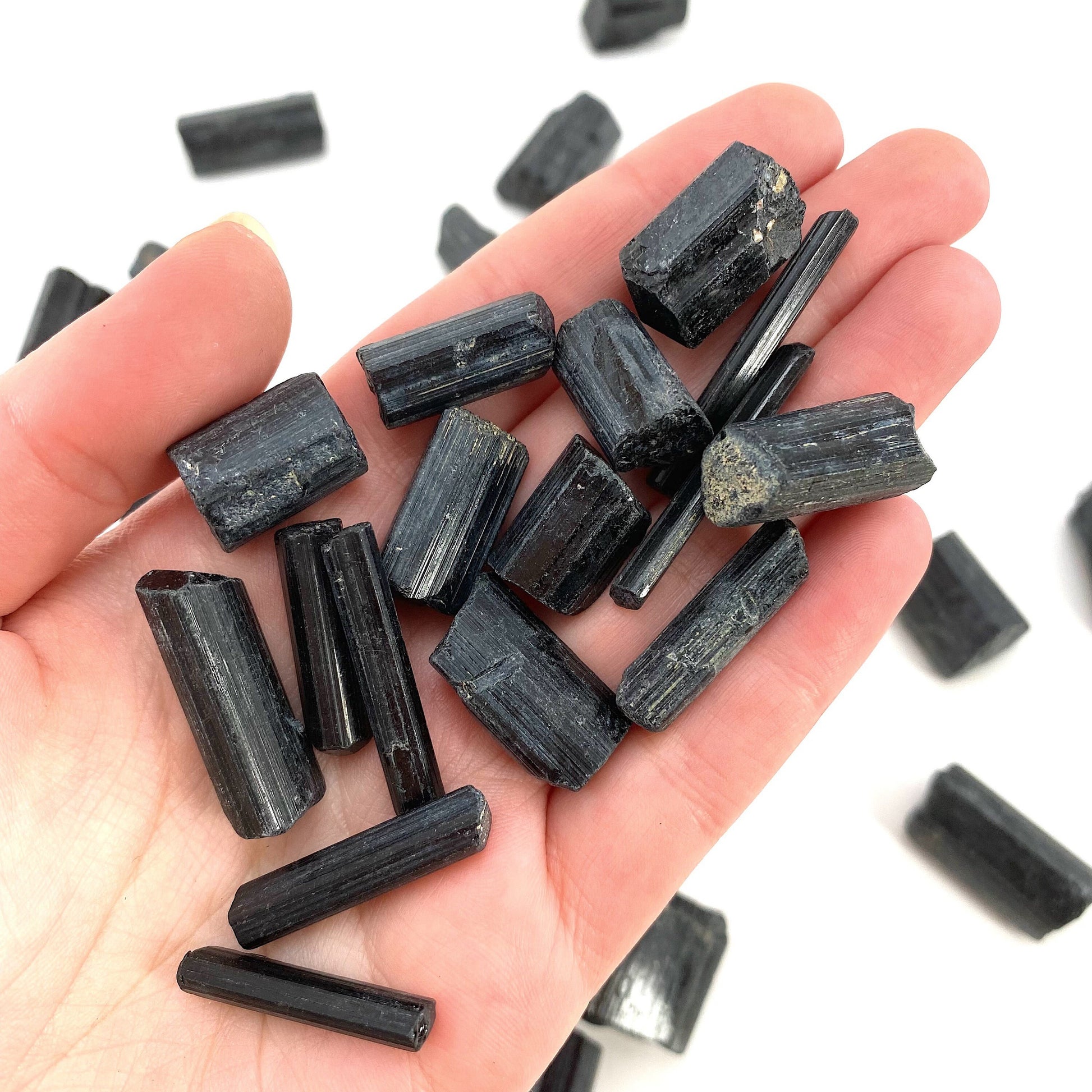 ONE Mini Raw Black Tourmaline (Namibia), raw black tourmaline, tourmaline crystal, black schorl