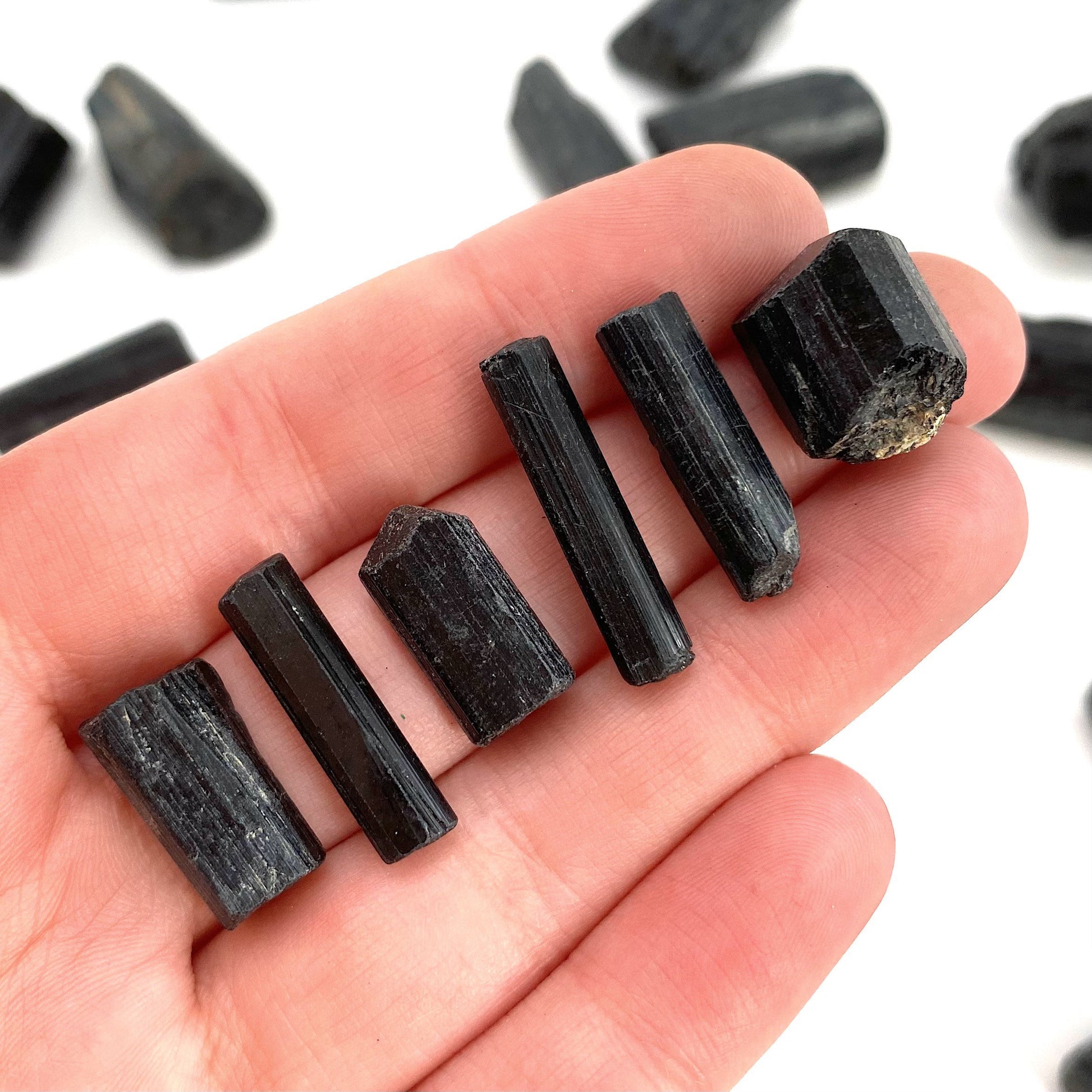 ONE Mini Raw Black Tourmaline (Namibia), raw black tourmaline, tourmaline crystal, black schorl