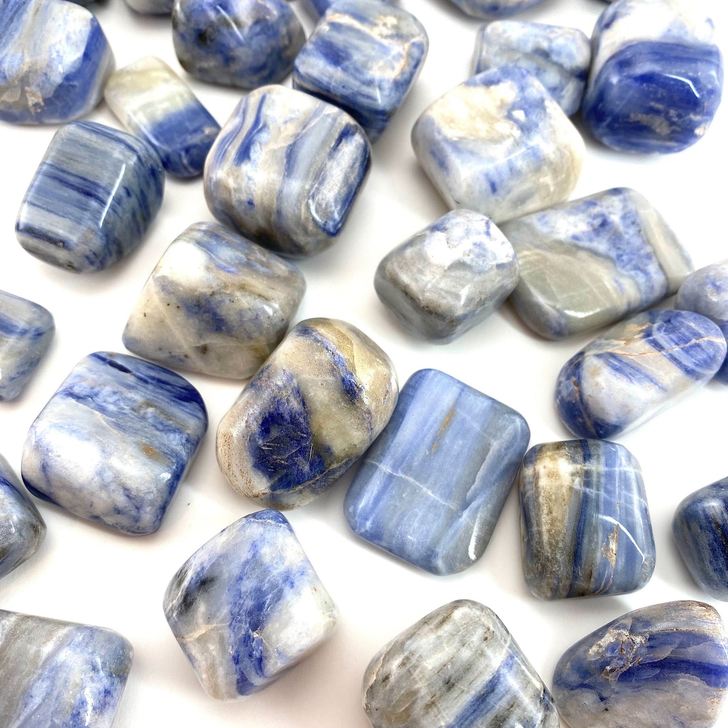 Rare! ONE tumbled Afghanite, natural blue afghanite, polished afghanite, blue afghanite tumble, afghanite crystal